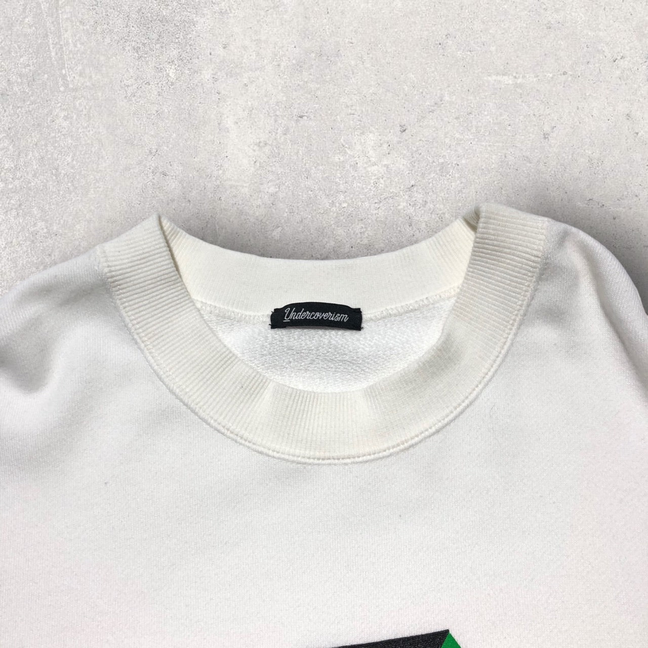 UNDERCOVERISM(アンダーカバーイズム) ロゴビッグサイズスウェットプルオーバー UI2A4807 2 ホワイト