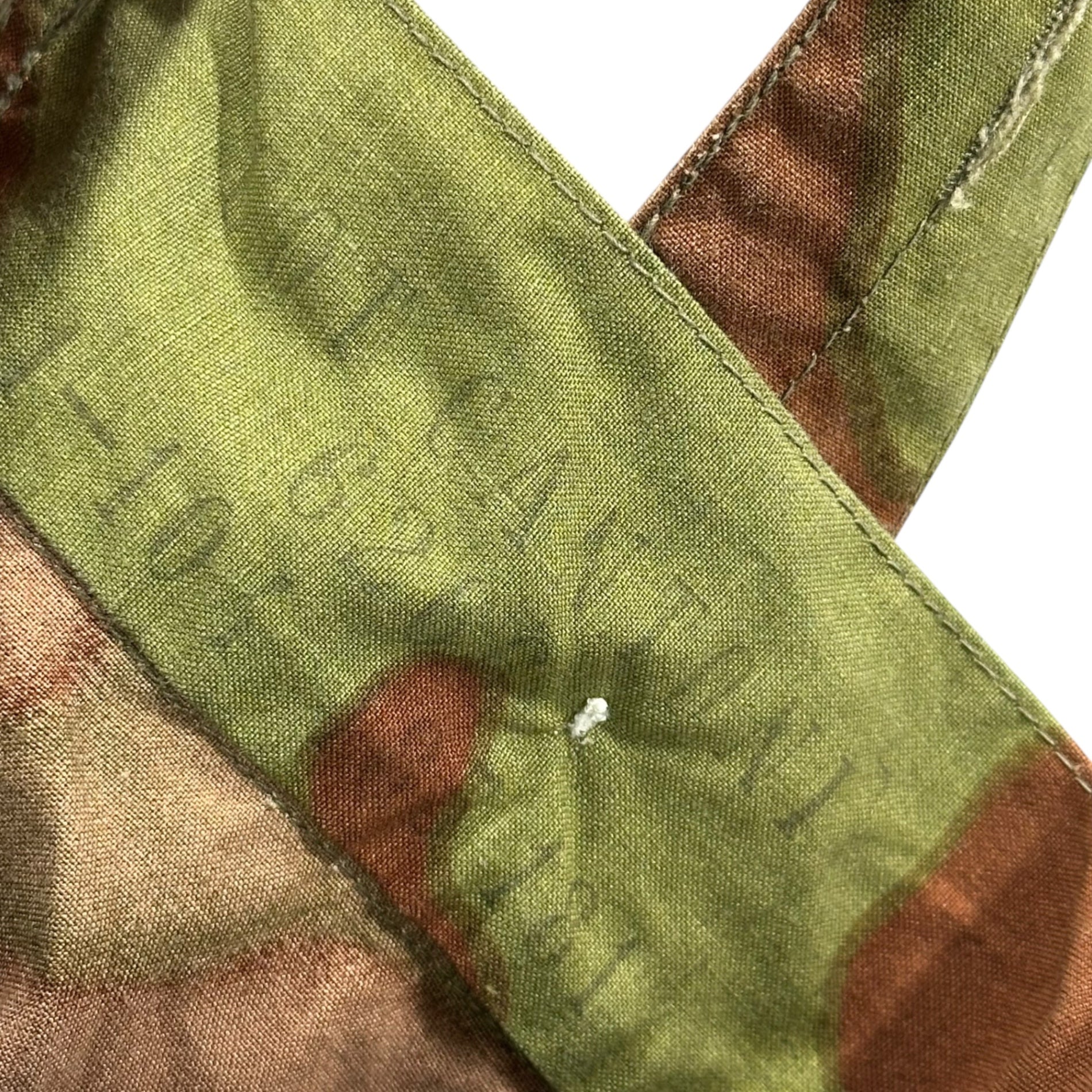 MILITARY(ミリタリー) 60's Italian Army San Marco Camo Overalls イタリア軍 サンマルコカモ オーバーオール 1-104 185 181 表記消(XL程度) グリーン×ブラウン 60年代 パンツ