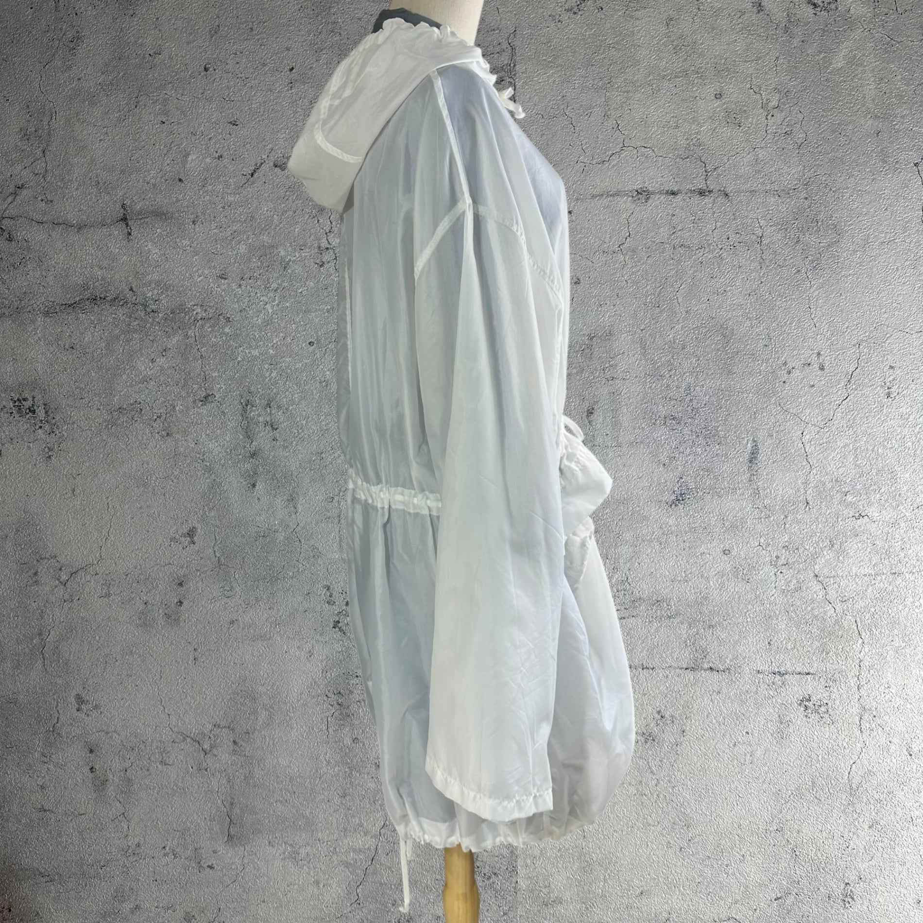 VINTAGE(ヴィンテージ) 80's~ euro イギリス軍 スノーカモパーカー メディカル フードコート Lサイズ程度 ホワイト