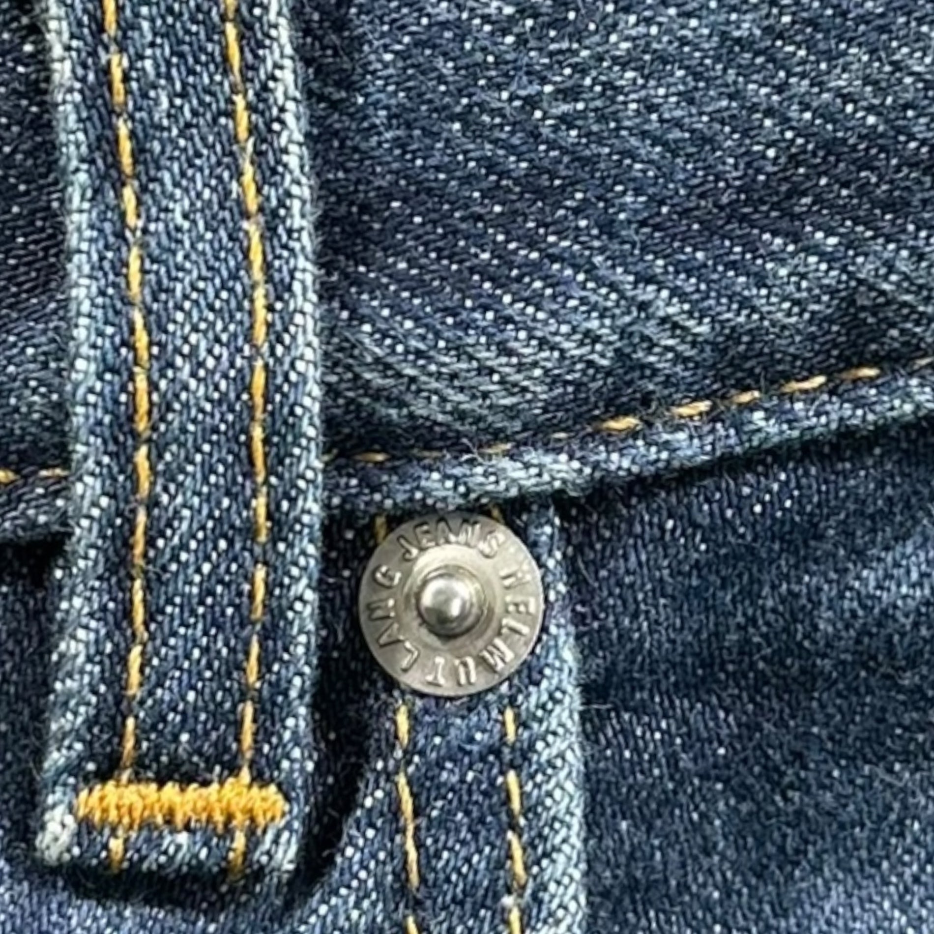 HELMUT LANG(ヘルムートラング) 1998 Archive Classic denim pants 本人期 クラシック デニム パンツ 745 HL 0001 2001 U 31 インディゴ 90's 90年代