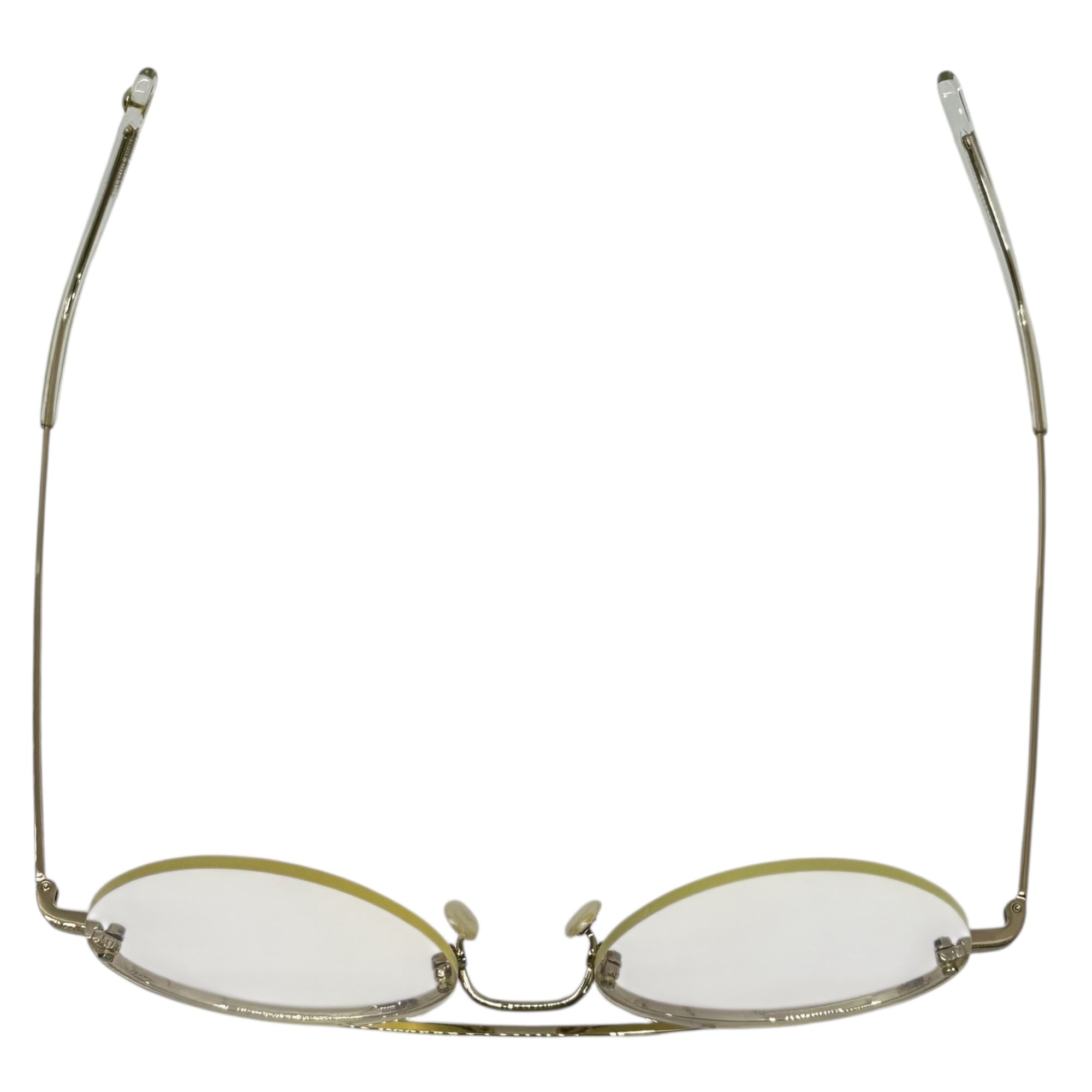 GARRETT LEIGHT CALIFORNIA OPTICAL(ギャレットライトカリフォルニアオプティカル) model. BEAUMONT クリアレンズ サングラス 眼鏡 メガネ G-CR 53□20 クリア×ゴールド ダブルブリッジ