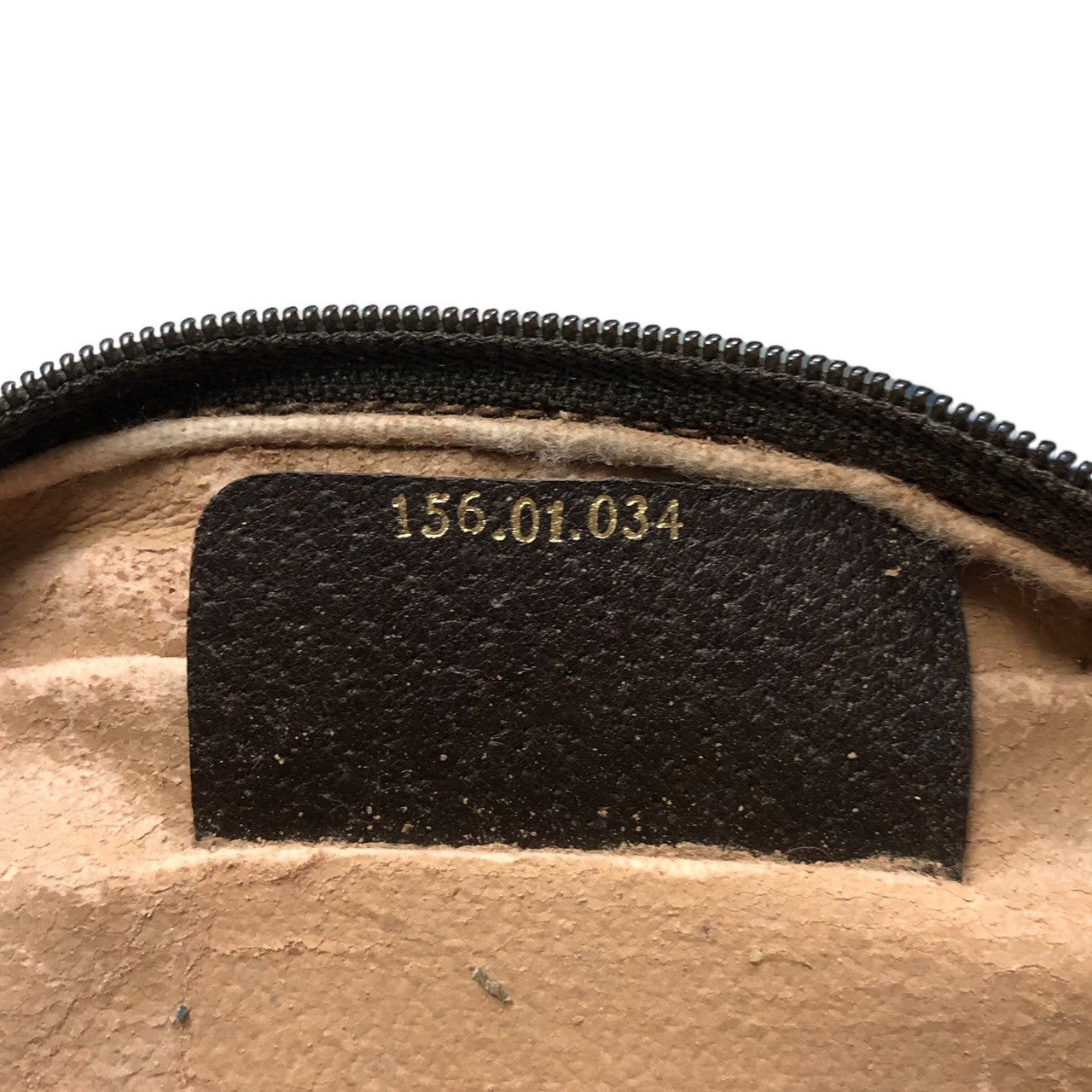 GUCCI(グッチ) 80's GG canvas sherry line pouch GG キャンバス シェリーライン ロゴ ポーチ 156.01.034 ベージュ 80年代 セカンド クラッチ バッグ
