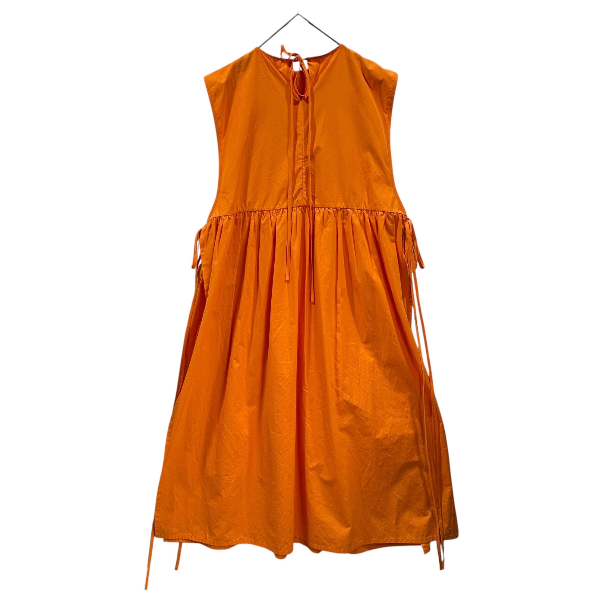 ELEPH(エレフ) Strik Dress Orange Cotton ストライクドレス オレンジ コットン 8626-343-0428 XS オレンジ サイドスリット ワンピース