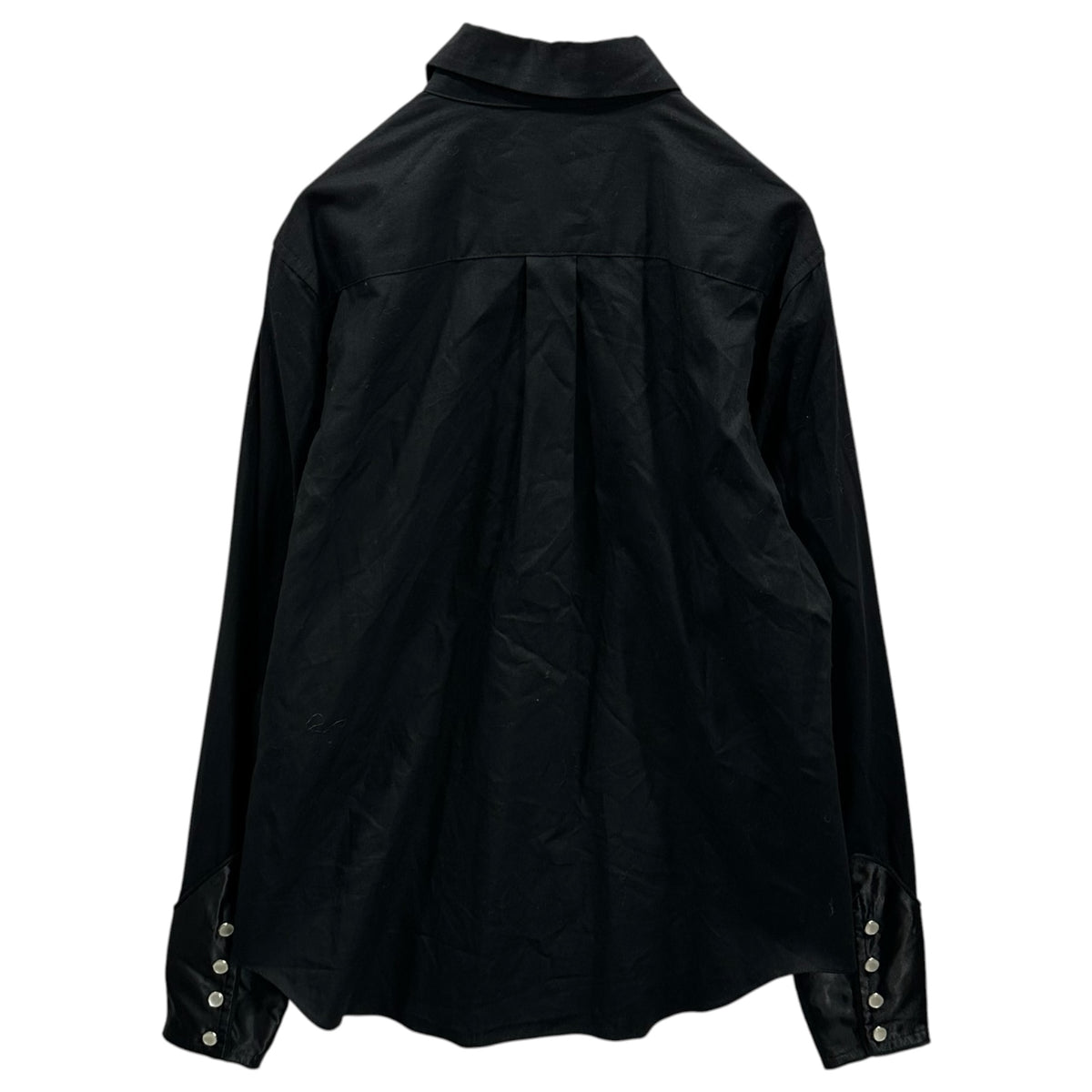 robe de chambre COMME des GARCONS(ローブドシャンブルコムデギャルソン) 2000SS Regular-Collar Western Arm Shirt レギュラー カラー ウエスタン アーム シャツ RB-10014S S ブラック AD1999 00s アーカイブ