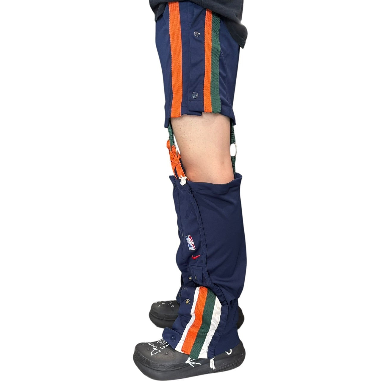 DOG(ドッグ) ”NIKE NBA” Harness Remake Truck Pants ハーネス リメイク トラック パンツ 原宿古着屋 L ネイビー