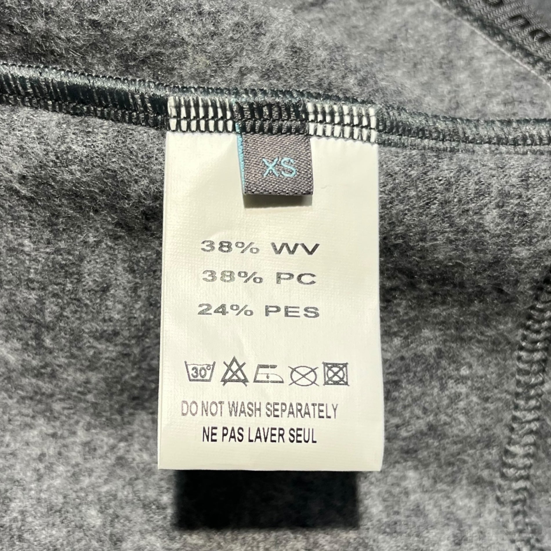 Cafe du Cycliste(カフェドシクリステ) Alphonsine Fleece Jersey アルフォンシーヌ フリース ジャージ XS グレー×オレンジ ジップアップ ジャケット サイクル サイクリング ウェア