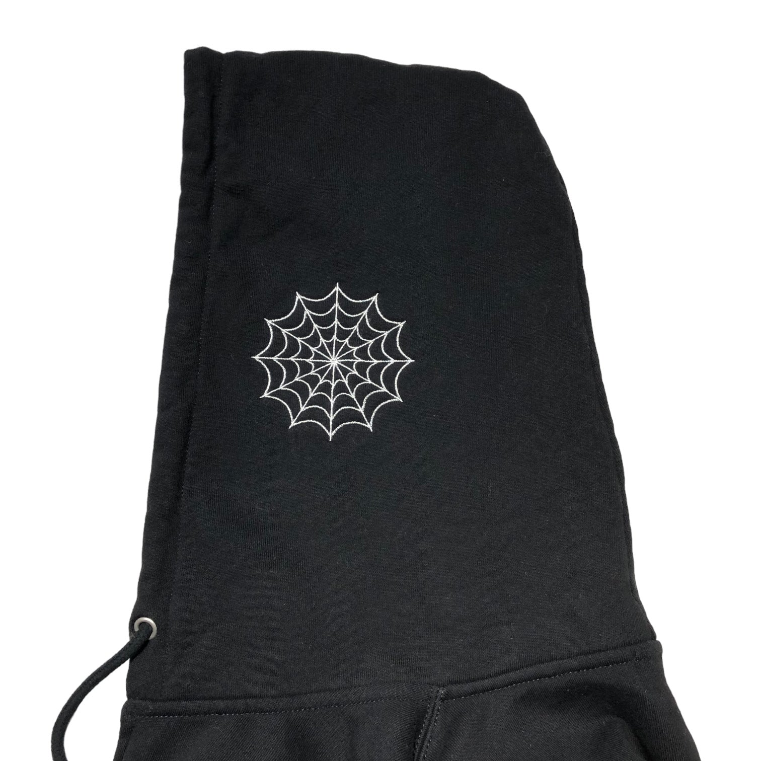 genzai(ゲンザイ) who28 genzai Zip Hoodie ワッペン ジップ パーカー XL ブラック 完売品 ハート ドクロ