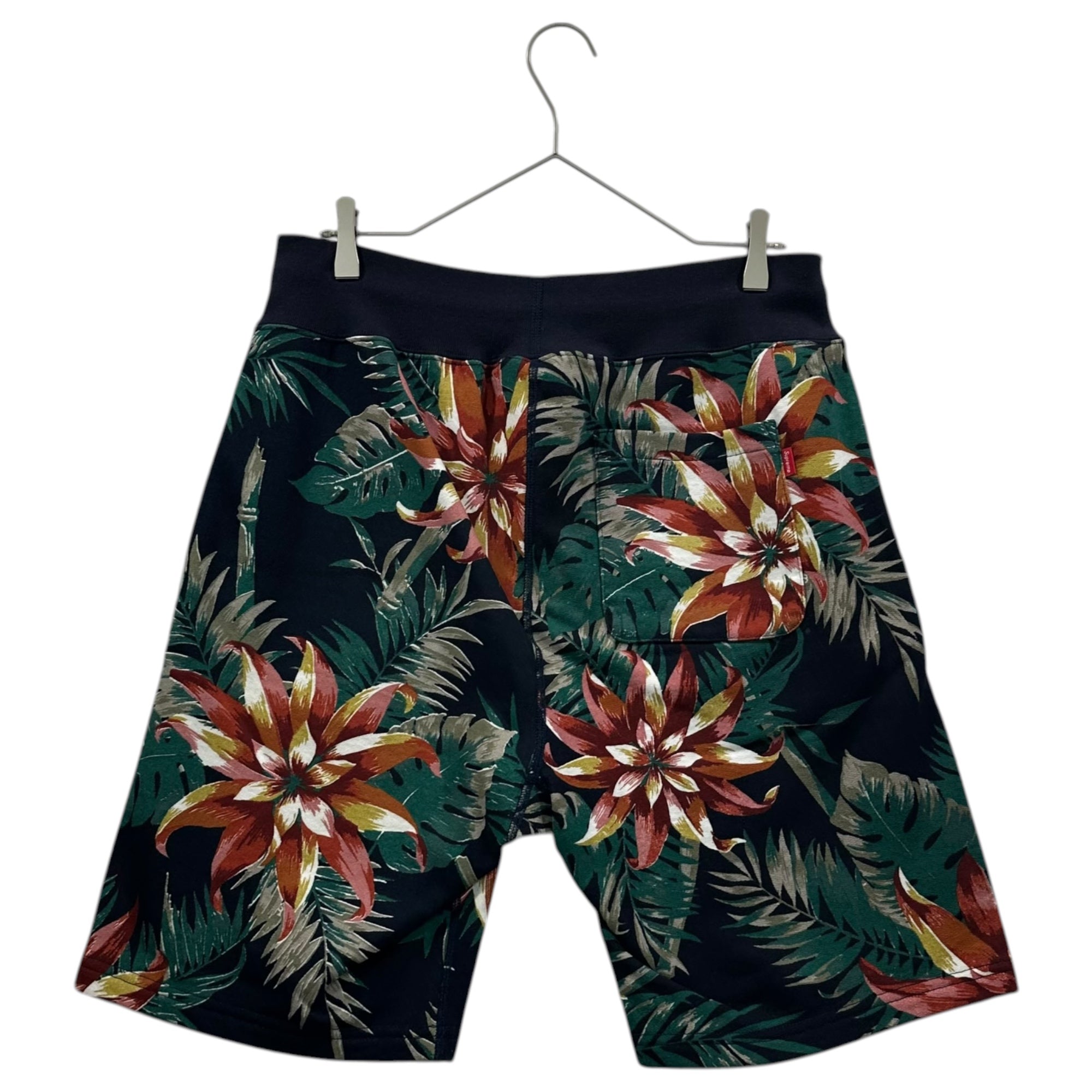 SUPREME(シュプリーム) 12SS Floral shorts フローラル ショート パンツ M ブラック×レッド×グリーン ショーツ