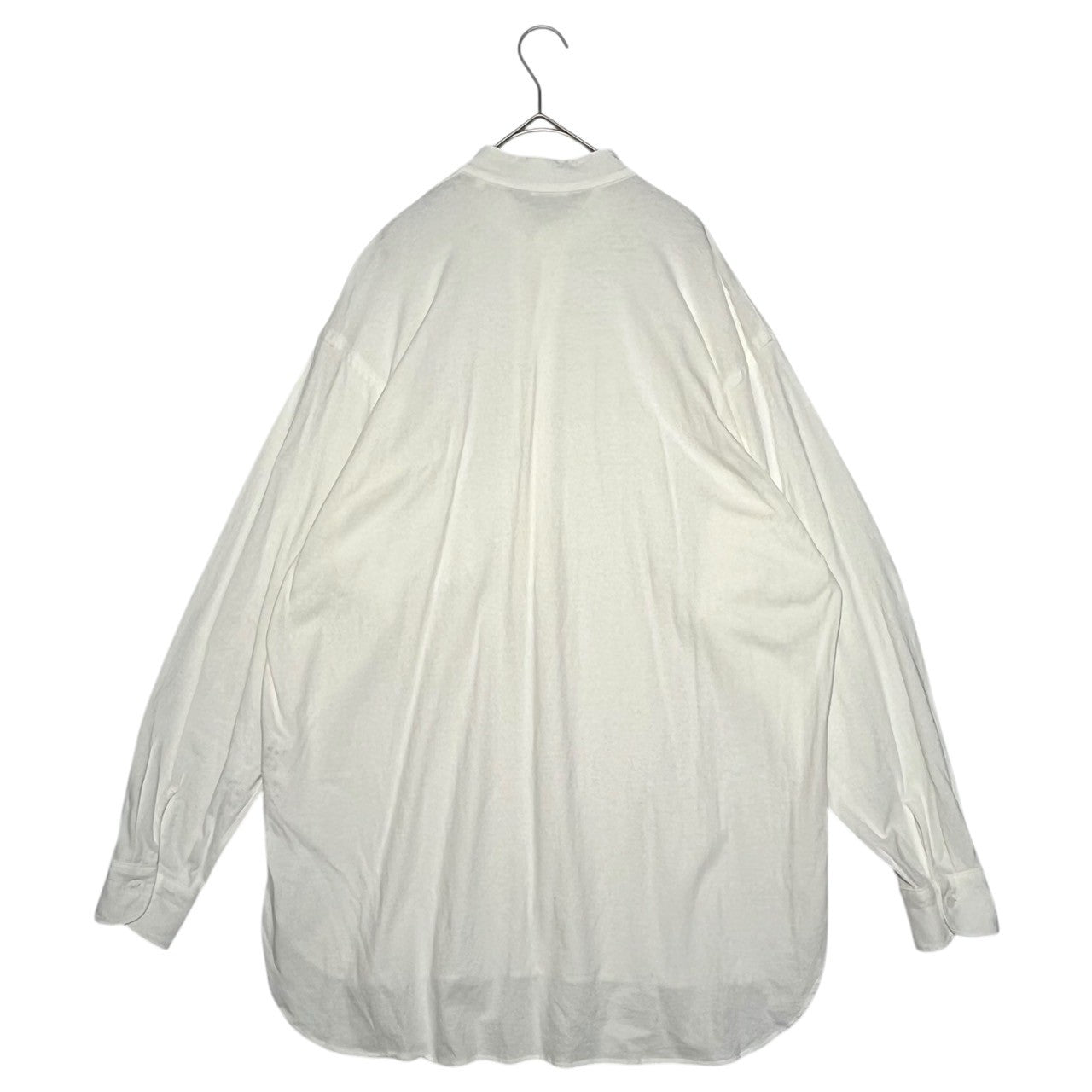 COMOLI(コモリ) 24SS Cotton jersey pullover shirt コットン ジャージ プルオーバー シャツ Z01-05025 1(S程度) ホワイト
