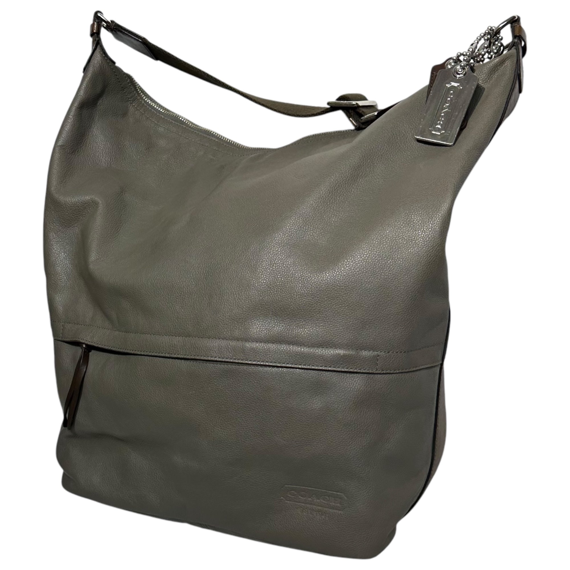 COACH(コーチ) Leather Shoulder Bags レザー ショルダー バッグ 70618 カーキ J1193 ハンド ビジネス