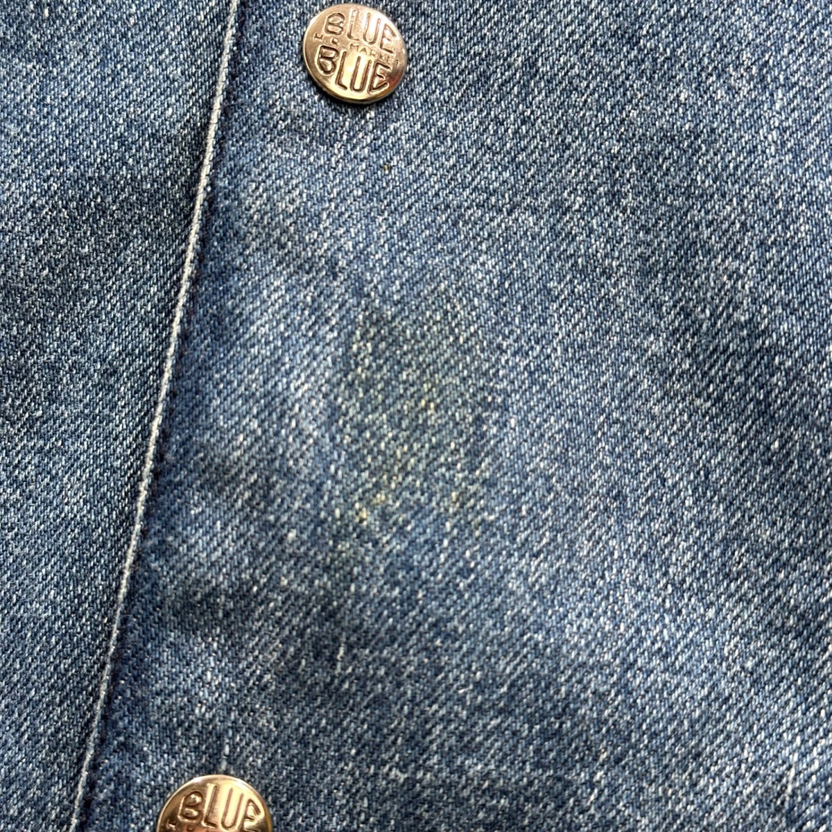 BLUE BLUE(ブルーブルー) Snap-Button Denim Shirt Jacket スナップ ボタン デニム シャツ ジャケット 700053-172 JK1583 1(S) インディゴ
