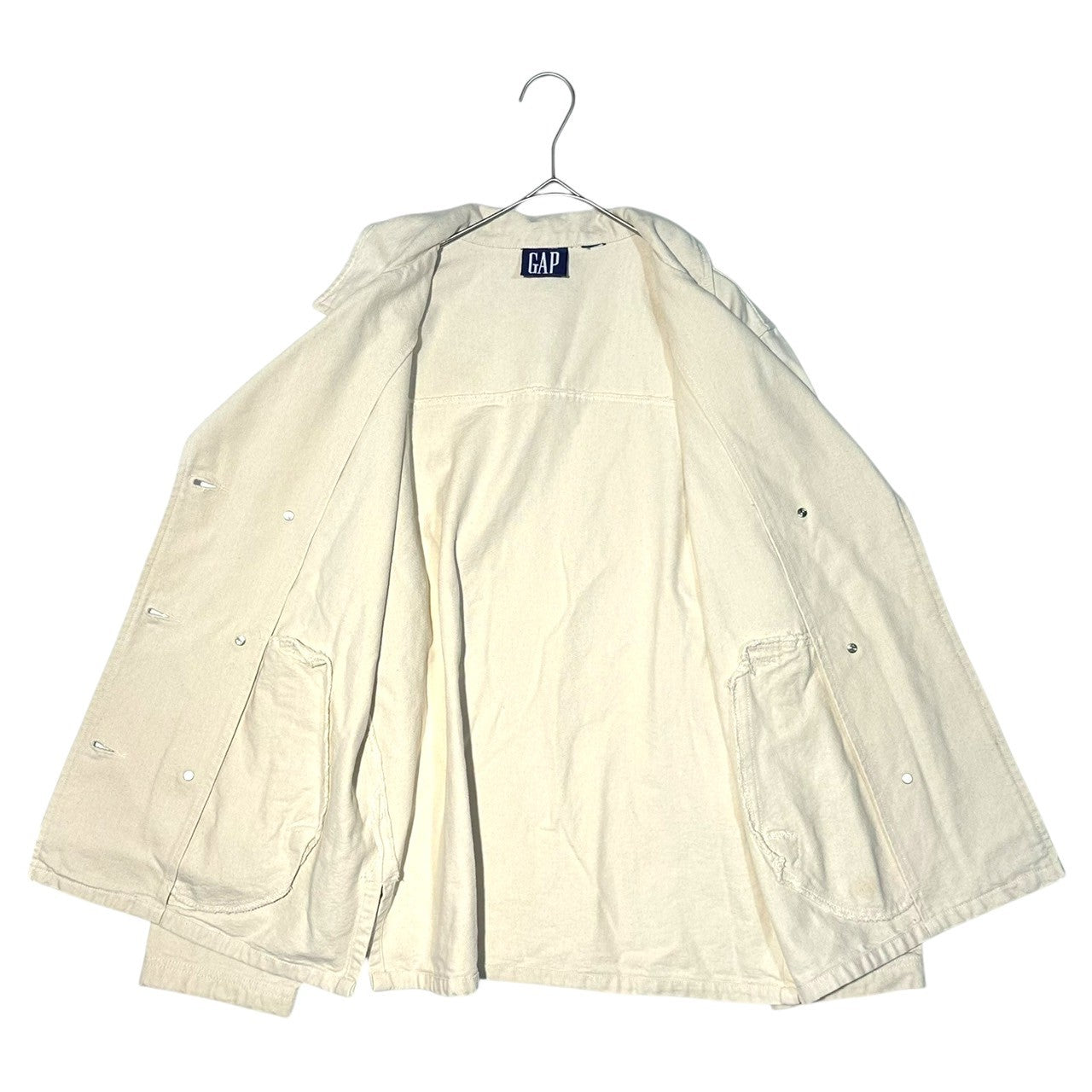 OLD GAP(オールド ギャップ) Cotton Canvas Double Jacket コットン キャンバス ダブル ジャケット オフホワイト