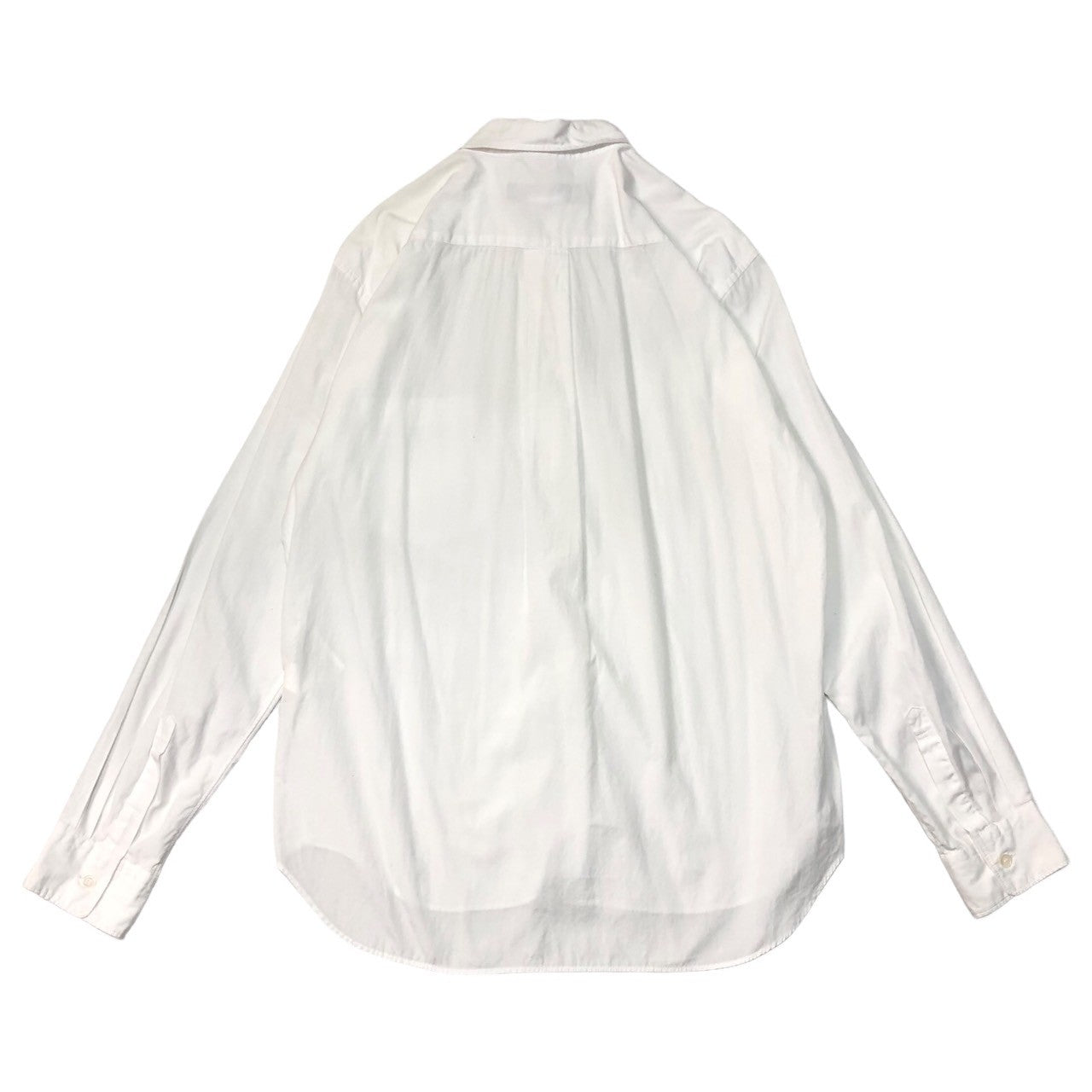 COMME des GARCONS HOMME DEUX(コムデギャルソンオムドゥ) 16SS center wool shirt センターウールシャツ DQ-B059 S ホワイト AD2015