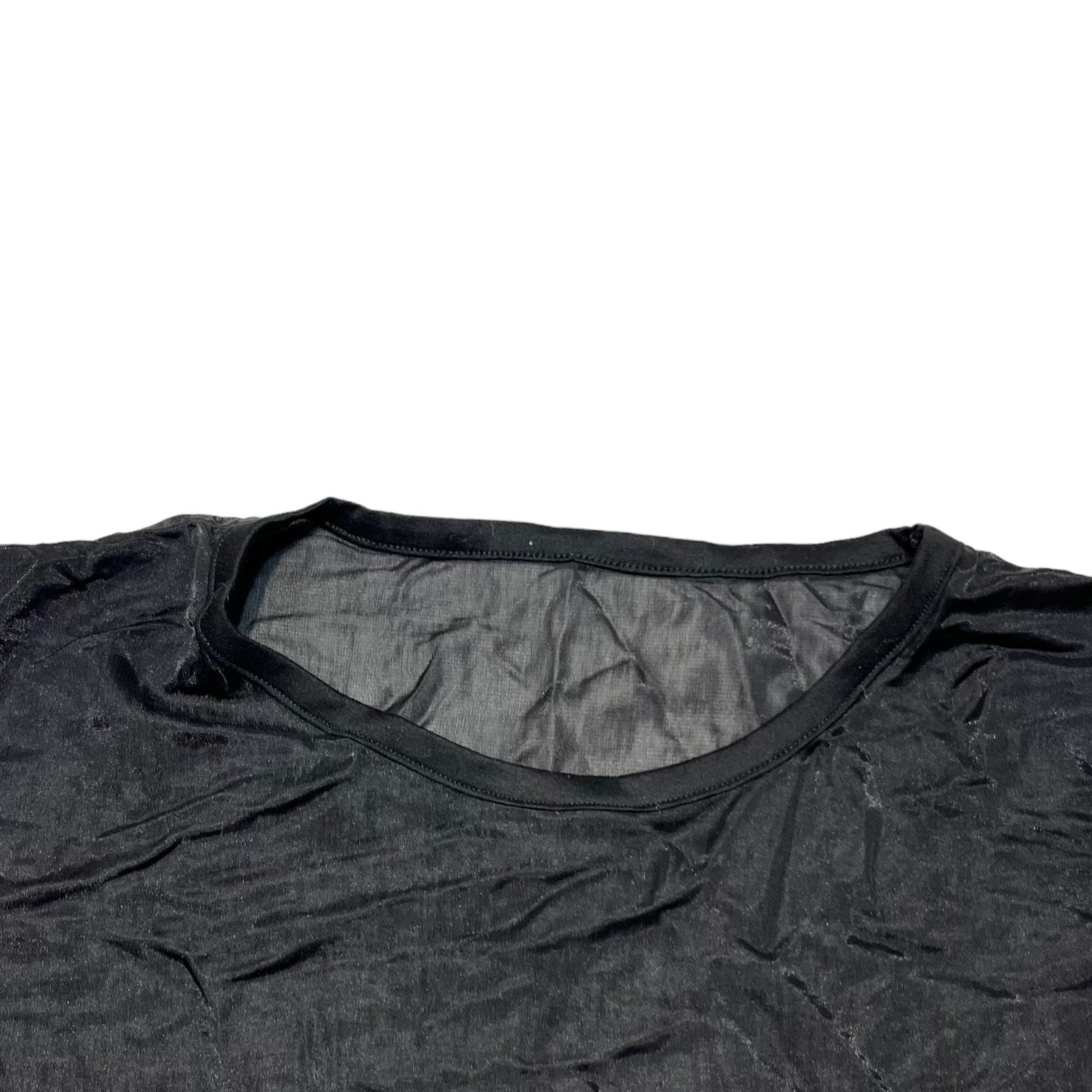 junhashimoto(ジュンハシモト) NYLON T-SHIRT ナイロン Tシャツ 1101810015 5(XL) ブラック