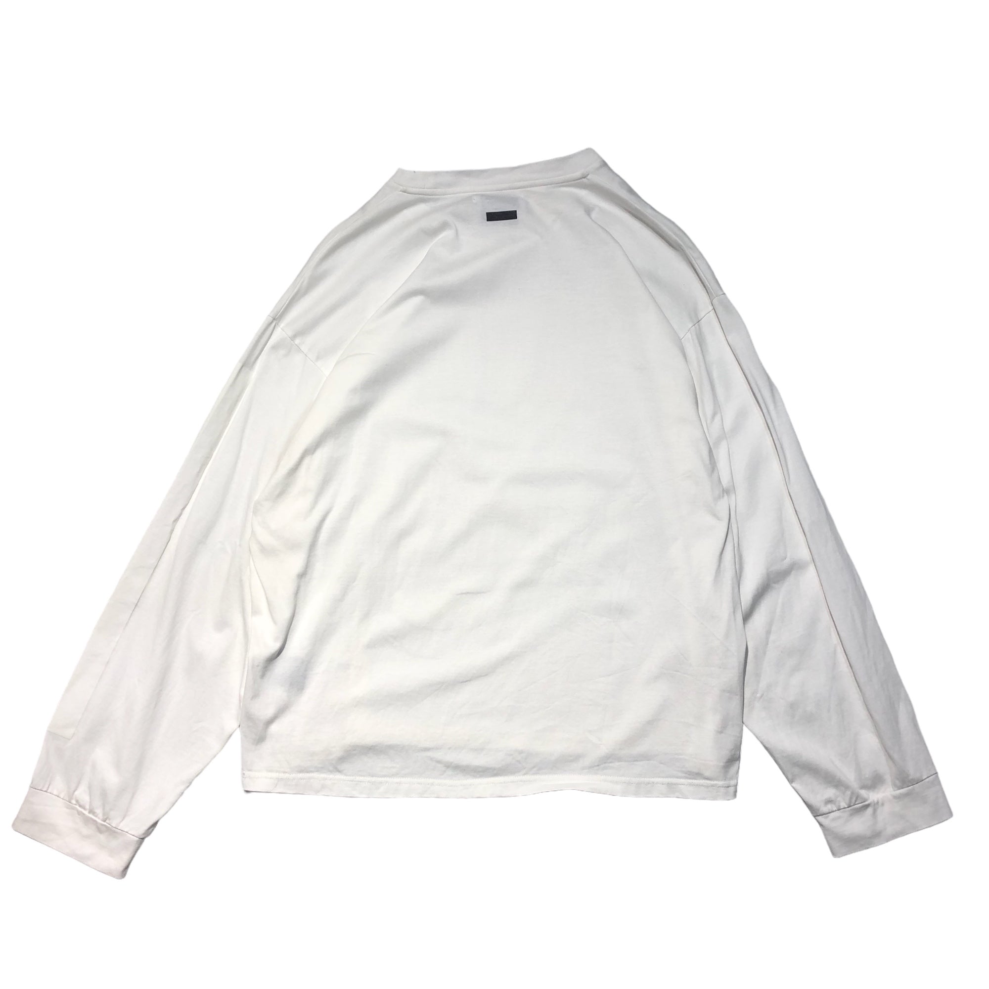 stein(シュタイン) OVERSIZED LONG SLEEVE TEE - TO COMPLETE オーバーサイズ ロングスリーブ Tシャツ ST.152 M ホワイト×グレー