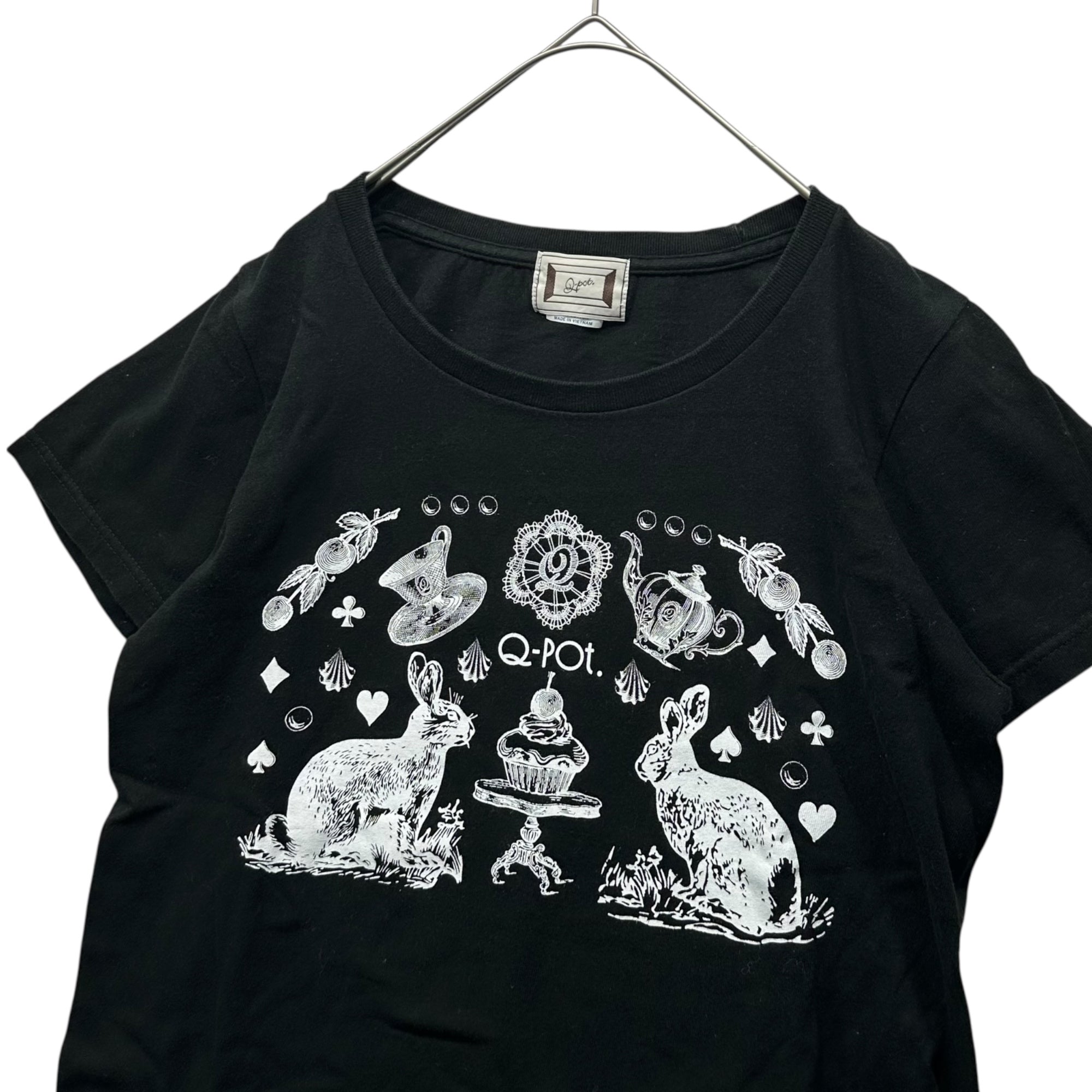 Q-POT(キューポット) Chocolate Tote & Shoulder Bag, Wallet, Ribbon Barrette, T-Shirt Set チョコレート トート ショルダー バッグ 財布 リボン バレッタ Tシャツ セット 5点セット