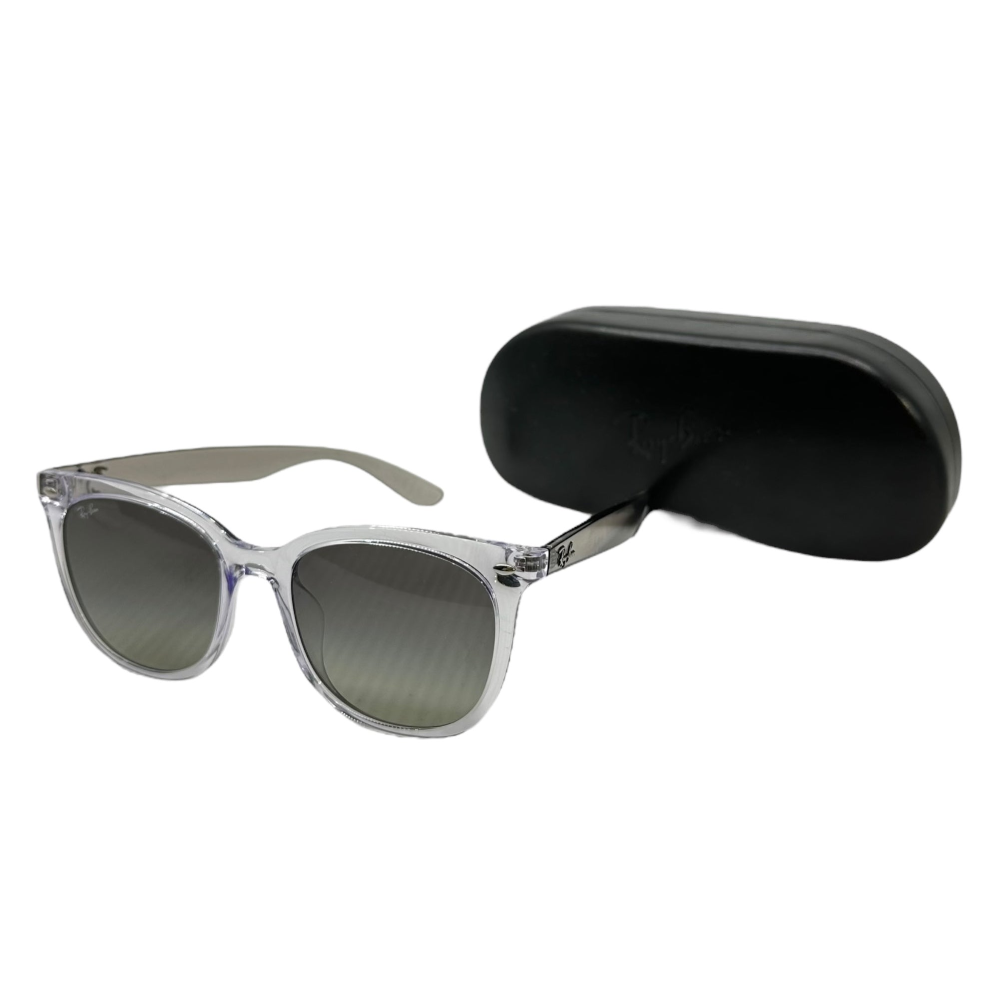 Ray-Ban(レイバン) Clear frame sunglasses クリア フレーム サングラス RB4379D 55□19 150 クリア×ブラック