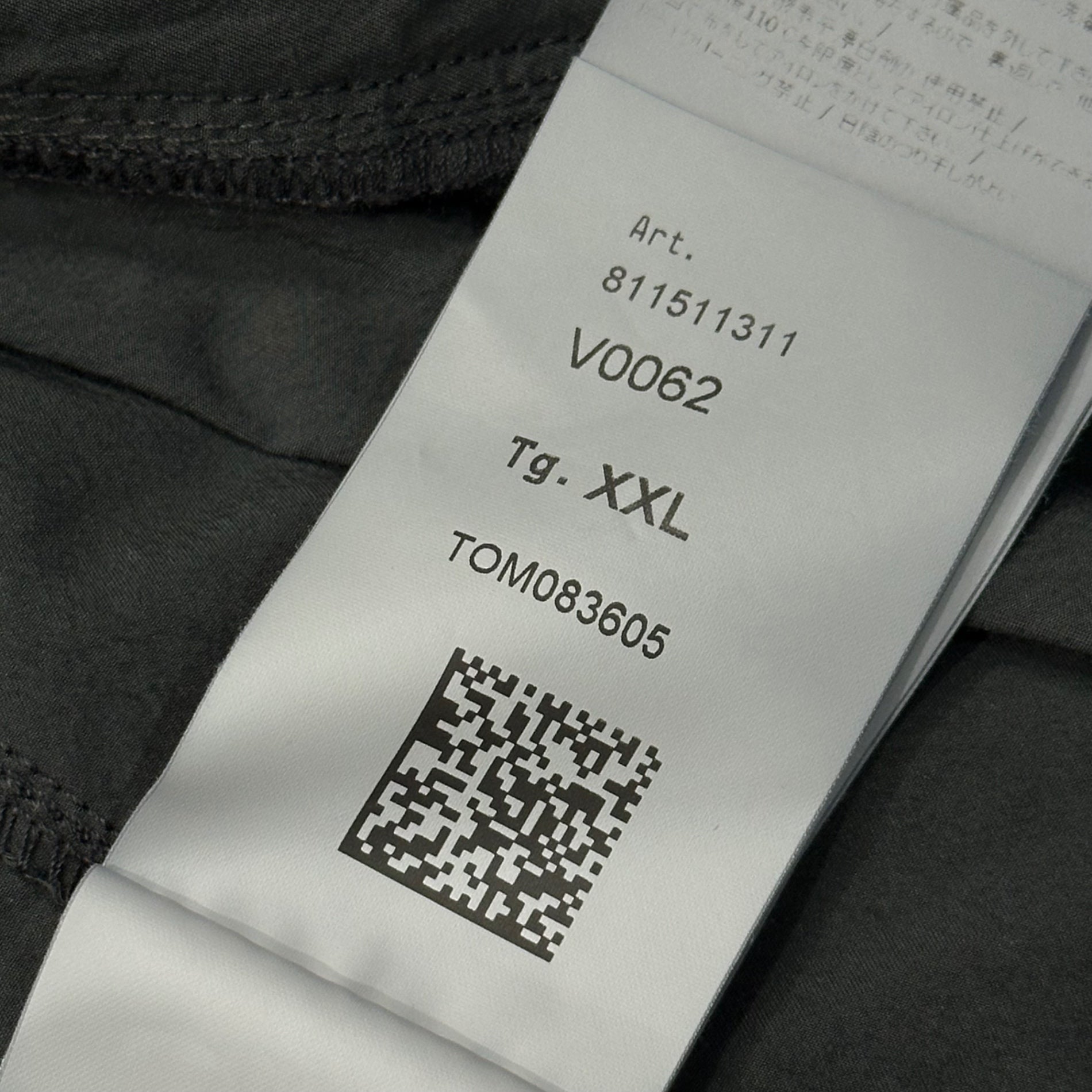 STONE ISLAND(ストーンアイランド) 24AW Bi-Stretch Cotton Nylon Twill Over Shirt ストレッチ コットン ナイロン ツイル オーバー シャツ 811511311 XXL チャコールグレー