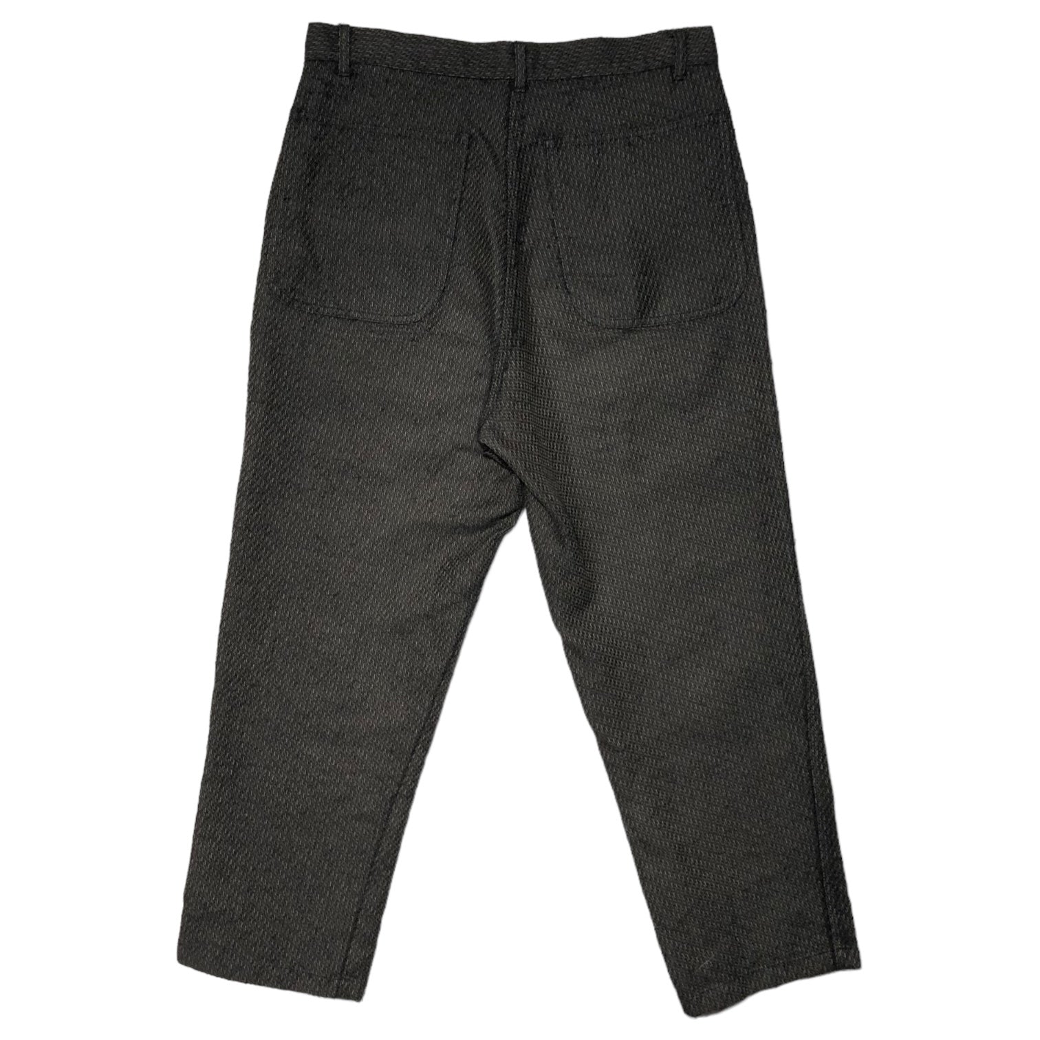 COMME des GARCONS HOMME PLUS(コムデギャルソンオムプリュス) 00's Pilled silk wool tapered pants ピリング加工 シルク ウール テーパードパンツ PP-04004M M ブラウン AD2000