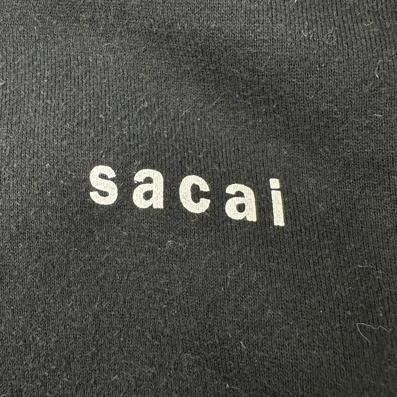sacai(サカイ) 22AW AGAIN & AGAIN & AGAIN Hoodie ロゴ プルオーバー パーカー 22-0444S 0 ブラック