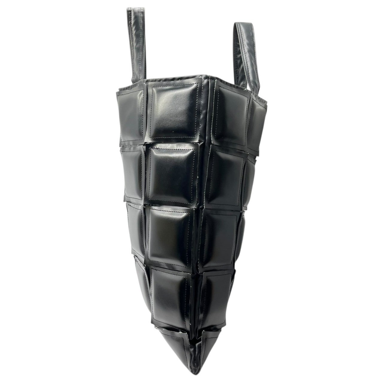 BLACK COMME des GARCONS(ブラックコムデギャルソン) Panel tote bag パネル トート バッグ 1A-K 202 ブラック キルティング PVC