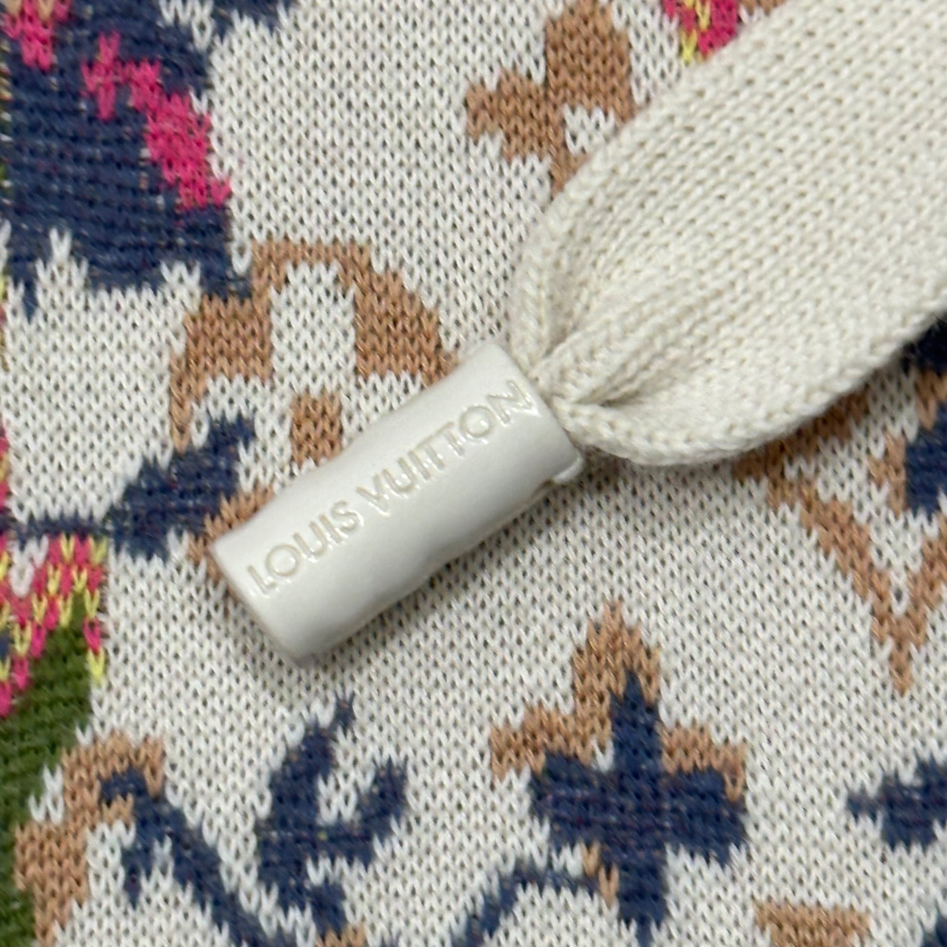 LOUIS VUITTON(ルイヴィトン) 2022AW Monogram Flower Jacquard Pullover Hoodie モノグラム フラワー ジャガード プルオーバー フーディー パーカー RM222 ZLW HNN73W M マルチカラー