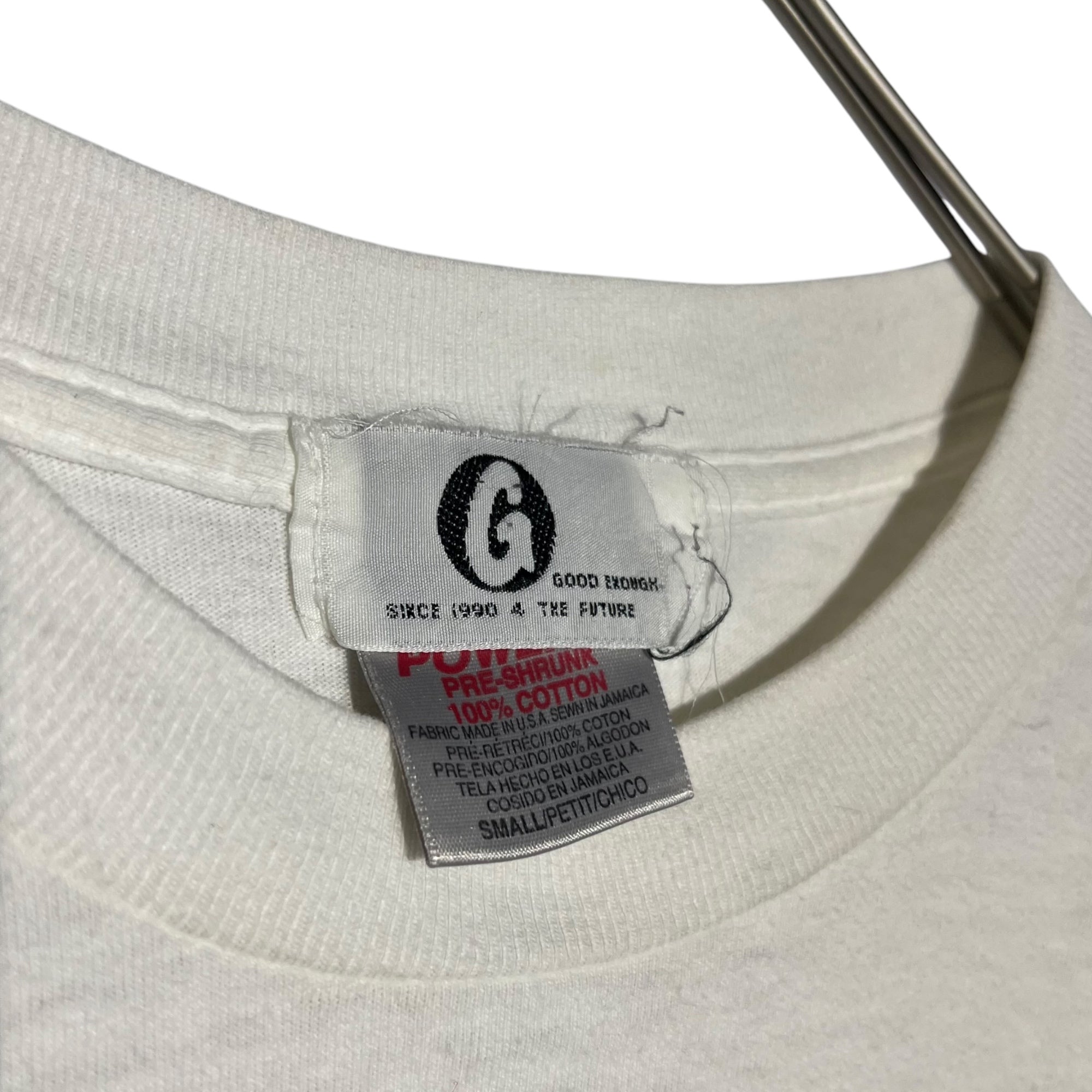 GOODENOUGH(グッドイナフ) 90's Initial Star Print T-Shirt 初期 スター プリント Tシャツ 90年代 S ホワイト