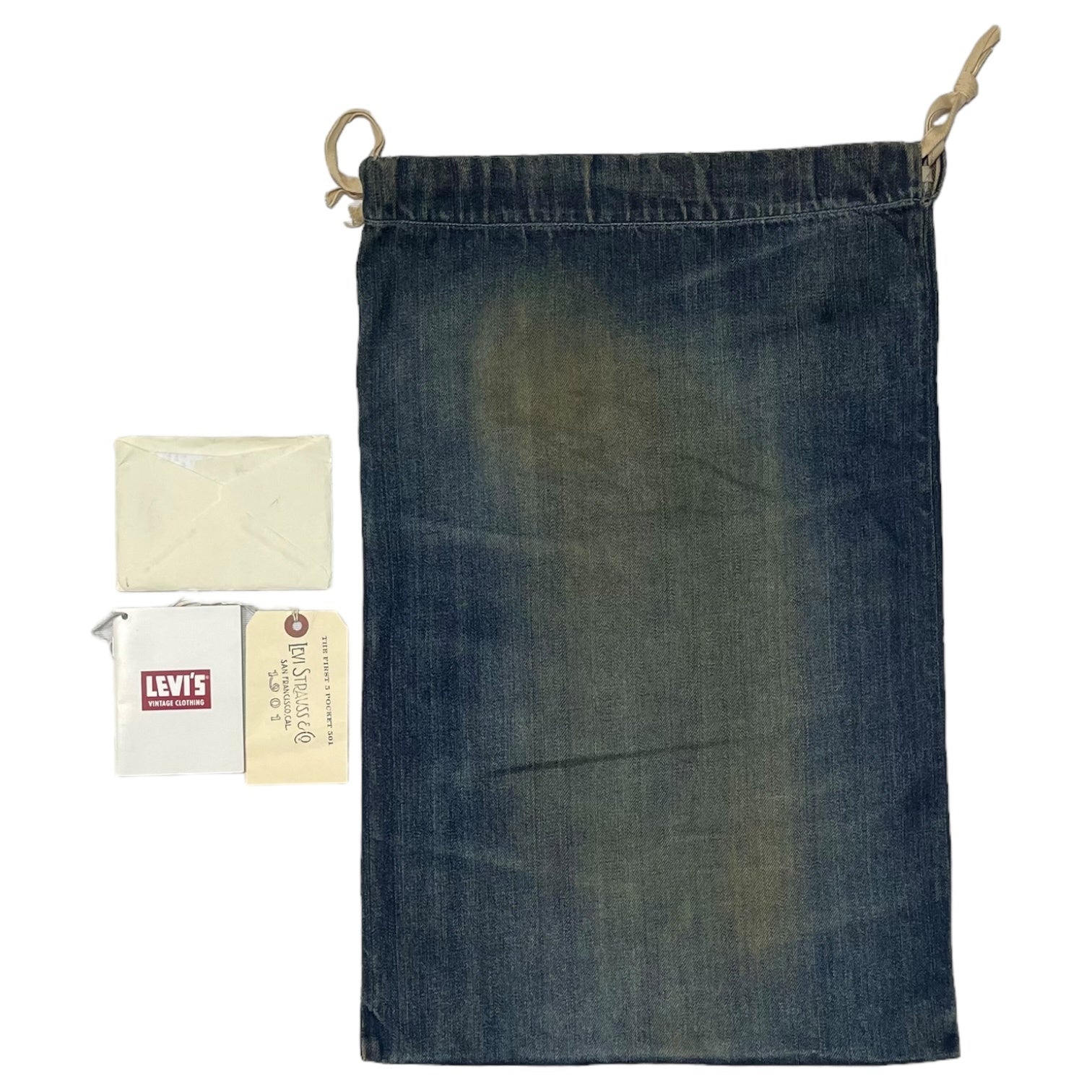 LEVI'S VINTAGE CLOTHING(リーバイスビンテージクロージング) 1901s 501XX INDIGO IMMORTAL デニム パンツ W32 インディゴ 世界1010本限定 シリアルナンバー入り 1901年モデル