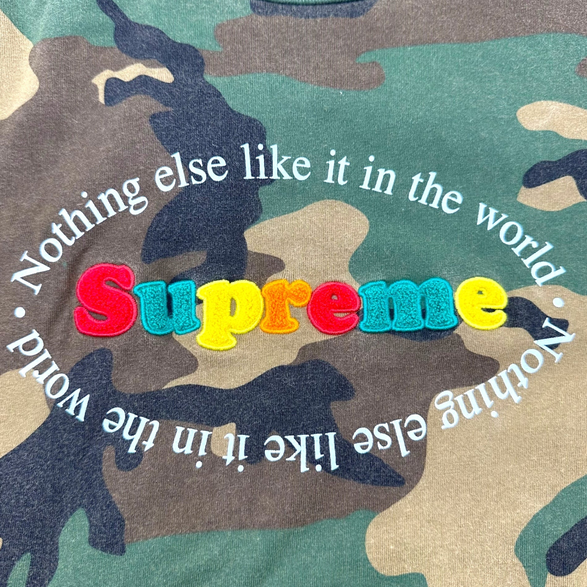 SUPREME(シュプリーム) 20SS Nothing Else S/S Top ナッシング エルス 半袖 Tシャツ L カーキ カモフラ 迷彩