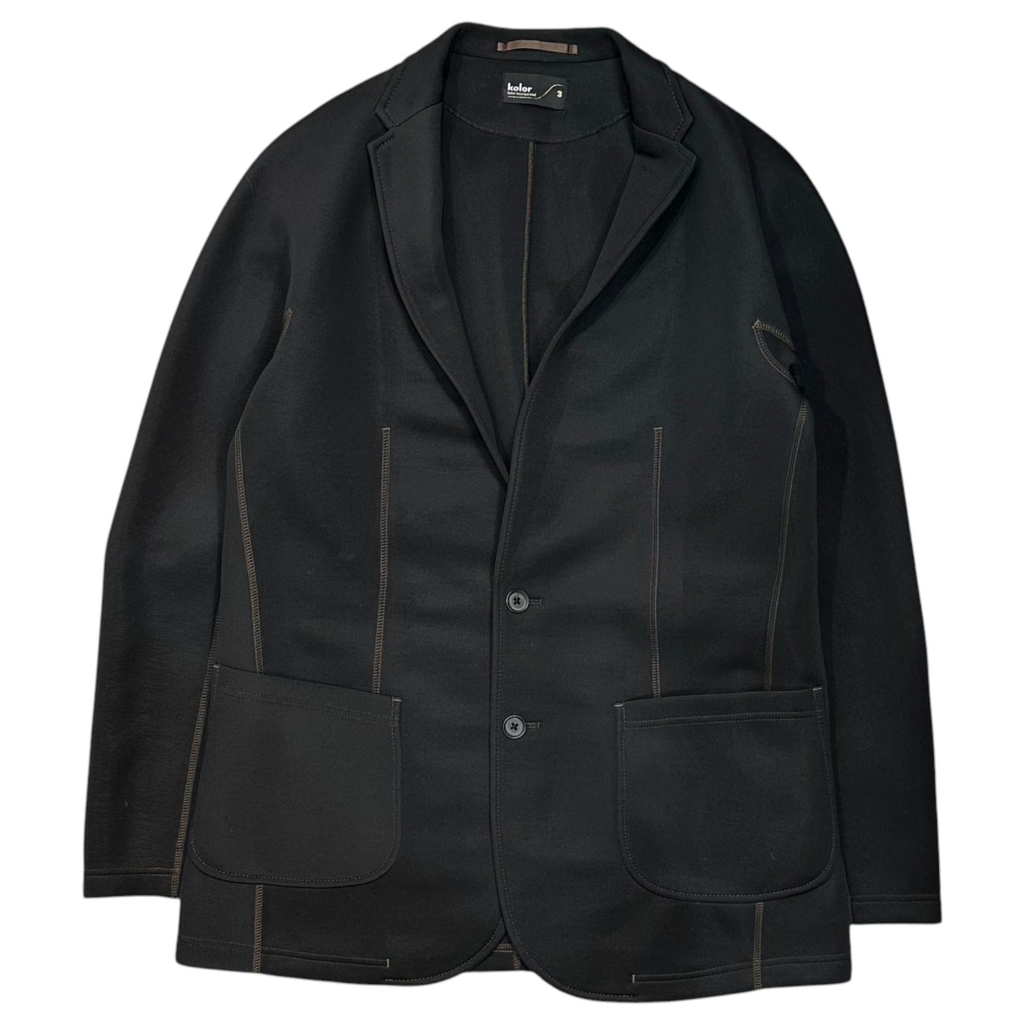 kolor(カラー) 2022SS Pe Danball 2B Jacket Pe ダンボール 2Bジャケット 22SCM-J07201 2 ブラック