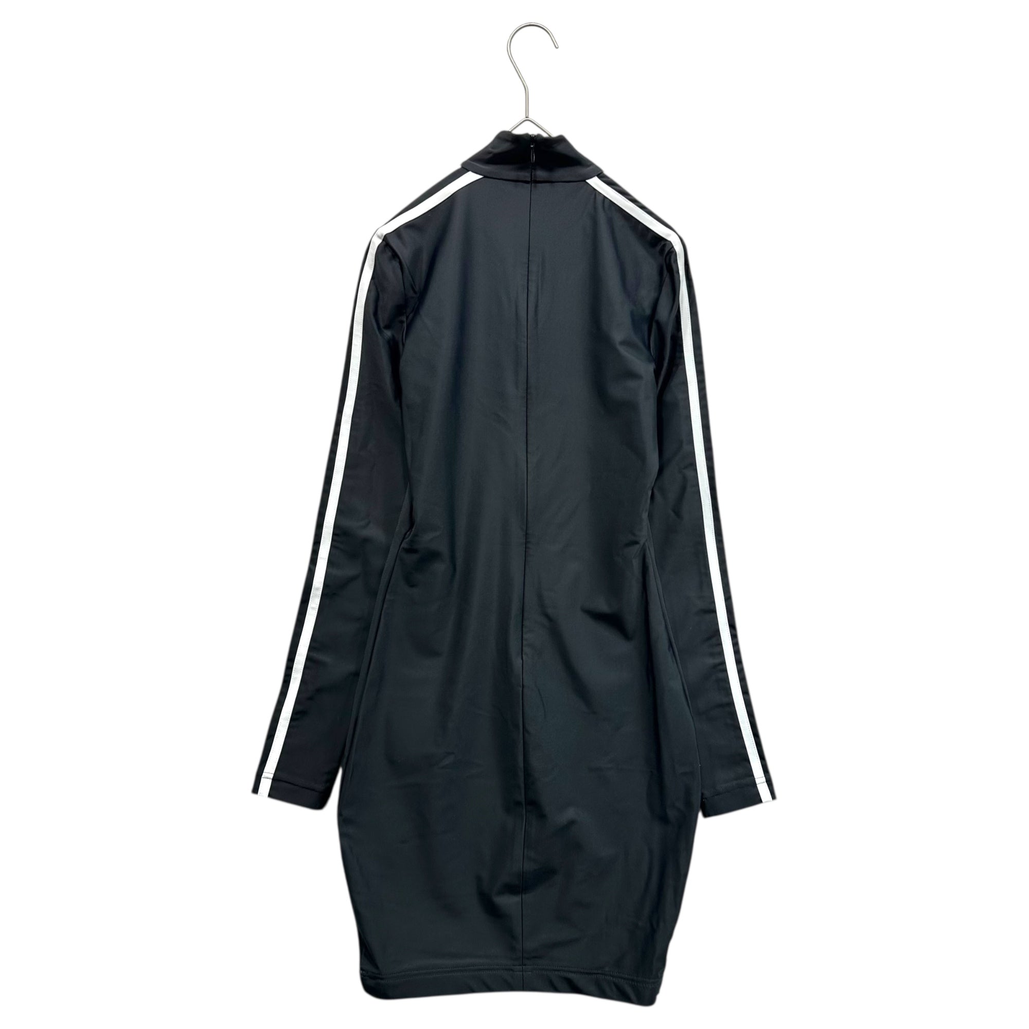BALENCIAGA(バレンシアガ) 3-LINE Stretch Trefoil Logo Dress スリーライン ストレッチ トレフォイル ロゴ ワンピース ドレス JP57 2022 02480 34(XS程度) ブラック×ホワイト