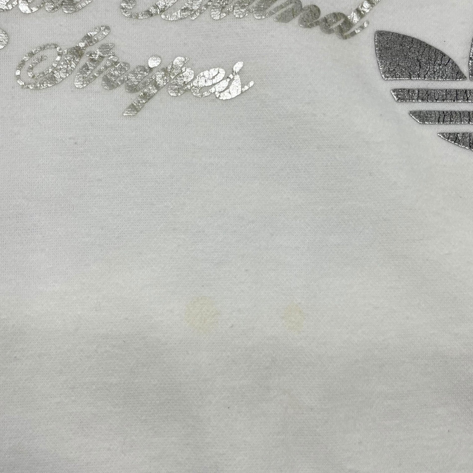 adidas(アディダス) 80’s ~ 90's Vintage sweatshirt ヴィンテージ ロゴ スウェット AA-3220 L-O ホワイト×ブルー 80年代~90年代