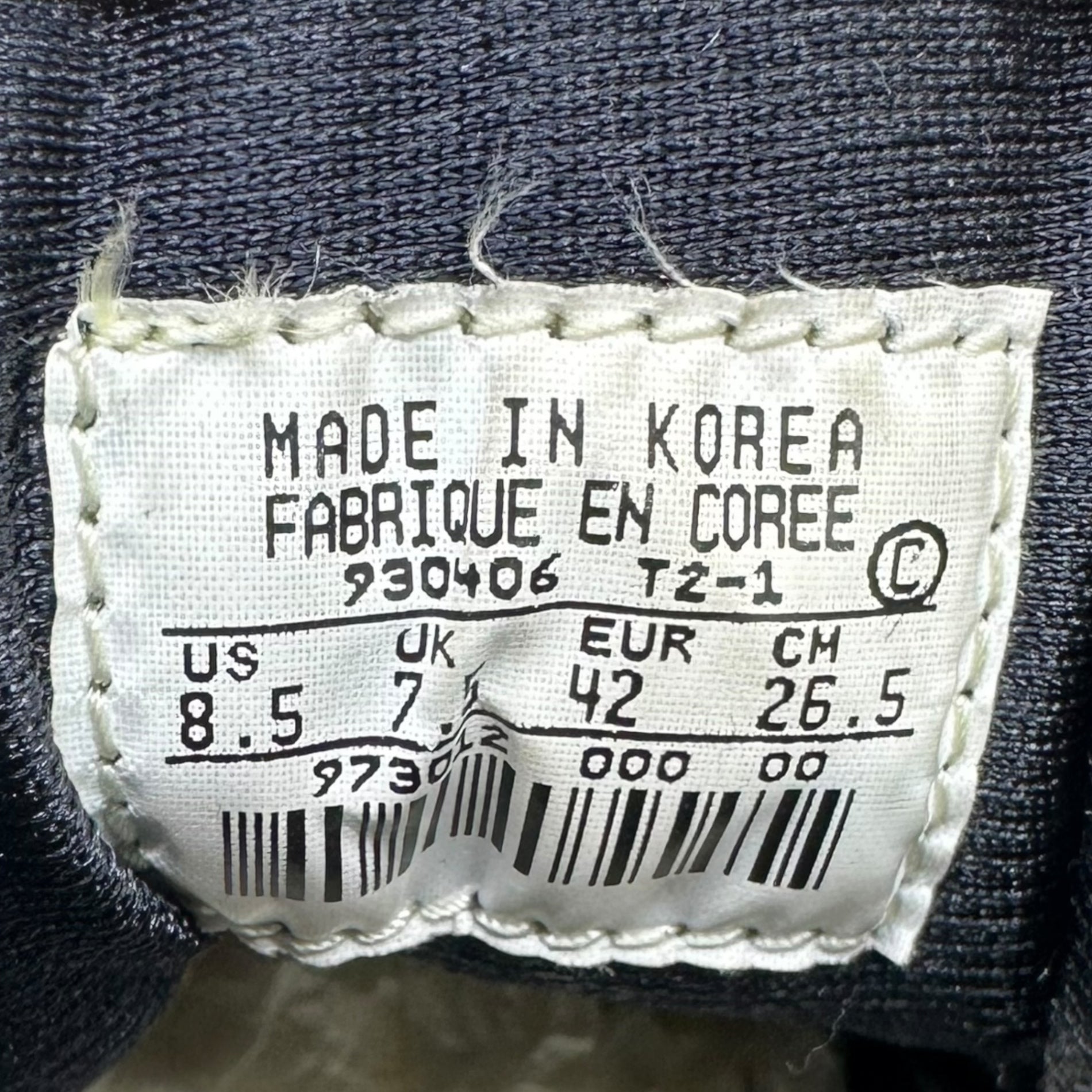 NIKE(ナイキ) 1993 AIR DIAMOND TURF LS エア ダイヤモンド ターフ 973012-000 26.5cm ブラック 90年代 90's 箱付 スニーカー