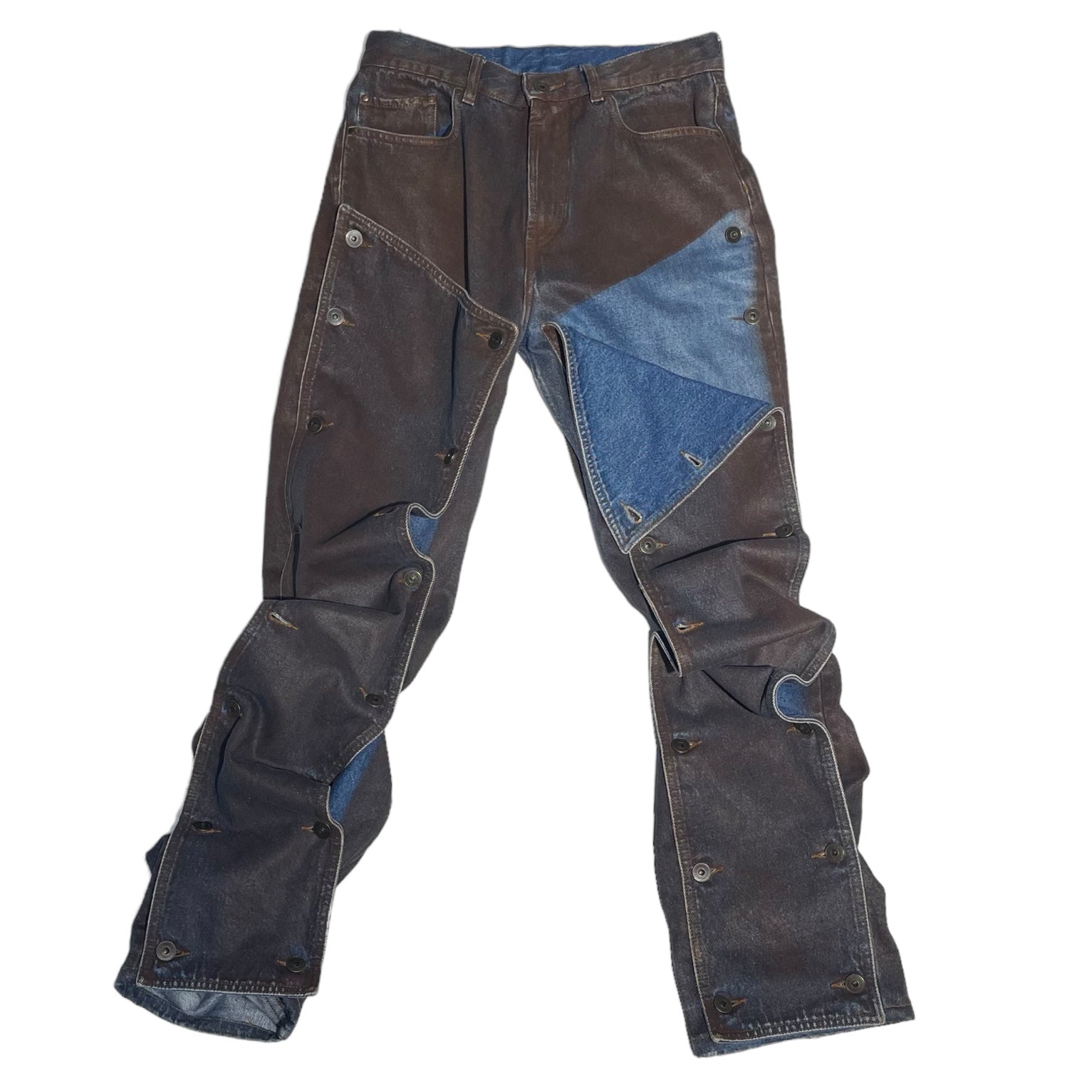 Y/Project(ワイプロジェクト) 21AW button panel jeans ボタン パネル  