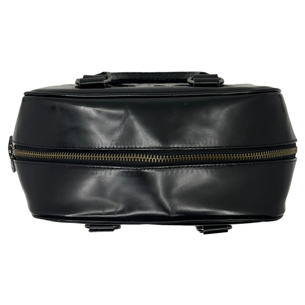 COMME des GARCONS JUNYA WATANABE(コムデギャルソンジュンヤワタナベ) レースハンドバッグ/カウレザー/牛革 JS-K202 ブラック×ホワイト