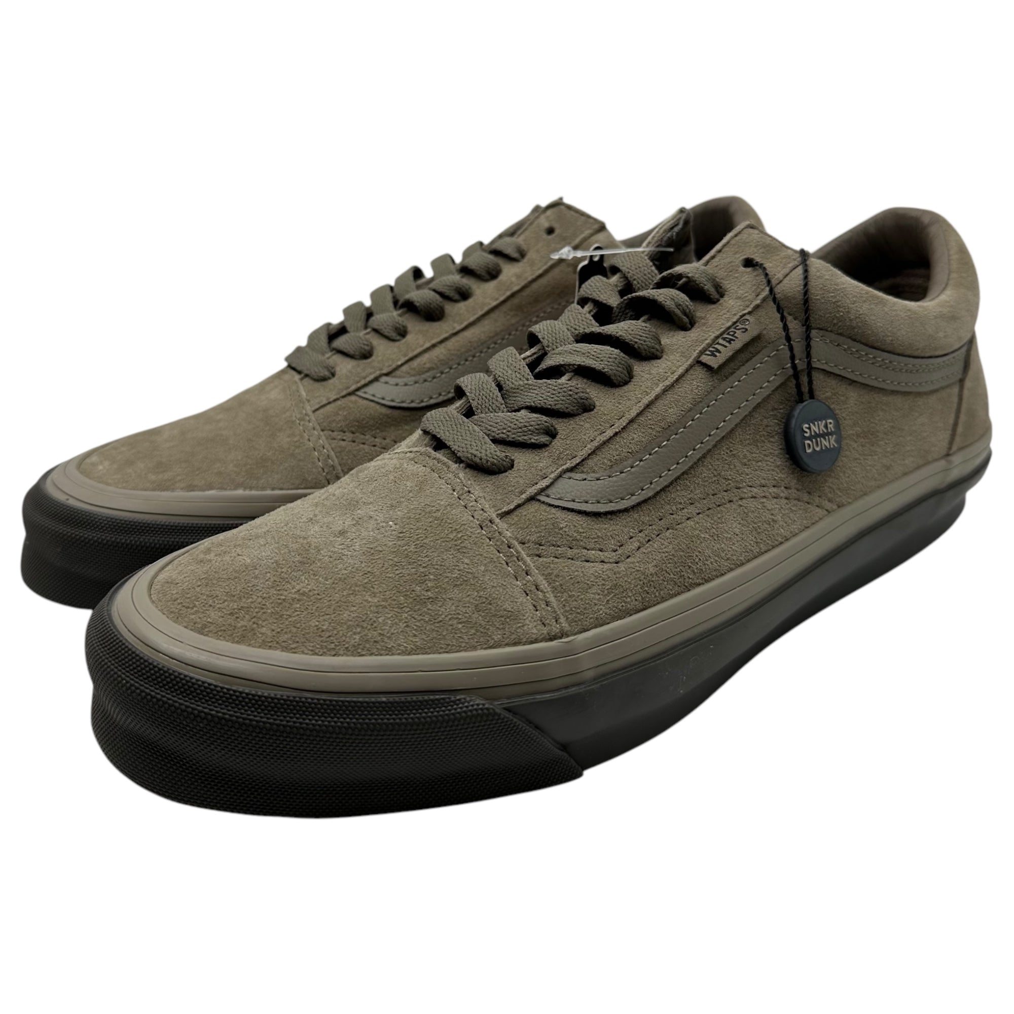 VANS×WTAPS(バンズ×ダブルタップス) 22AW Vault OG Old Skool LX WTAPS Coyote Brown オールド スクール VN0A4P3XBMD1 28.5cm グレー 箱付 コラボ ローカット スニーカー