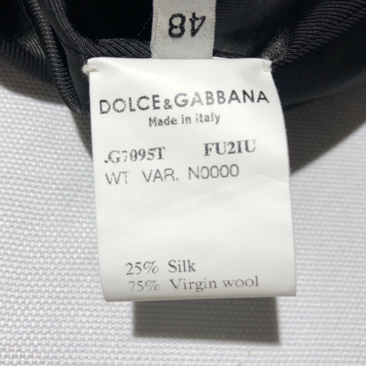 DOLCE&GABBANA(ドルチェ&ガッバーナドルガバ) シルク混ジレ 48(Lサイズ程度) ブラック