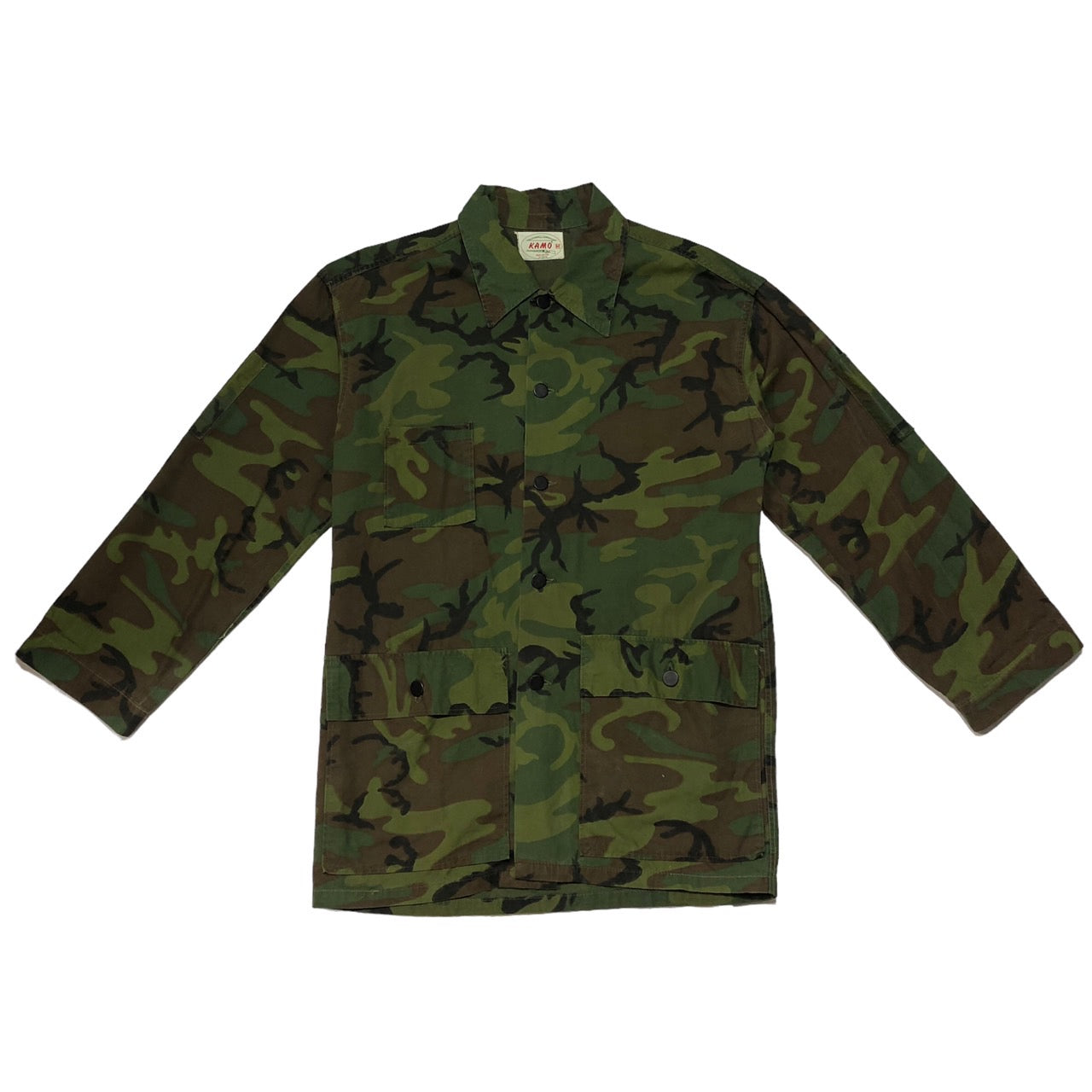 KAMO(カモ) 60's~70’s ハンティングジャケット/迷彩/ダックハンターカモ/ヴィンテージ M オリーブ/カーキ/グリーン系 60年代~70年代