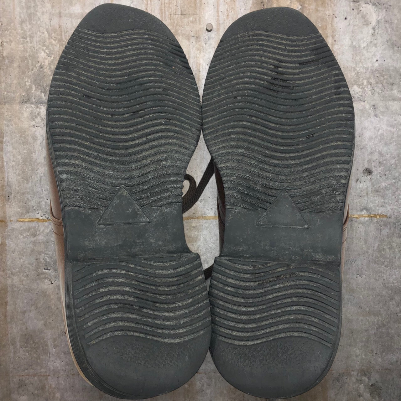 COMME des GARCONS HOMME(コムデギャルソンオム) 3ホールプレーントゥシューズ 24.5 ブラウン