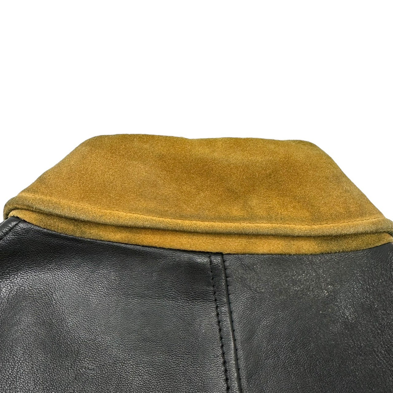 glamb(グラム) Switching Single Leather Riders Jacket 切替 シングル レザー ライダース ジャケット 2(M程度) ブラック×ベージュ×ブラウン