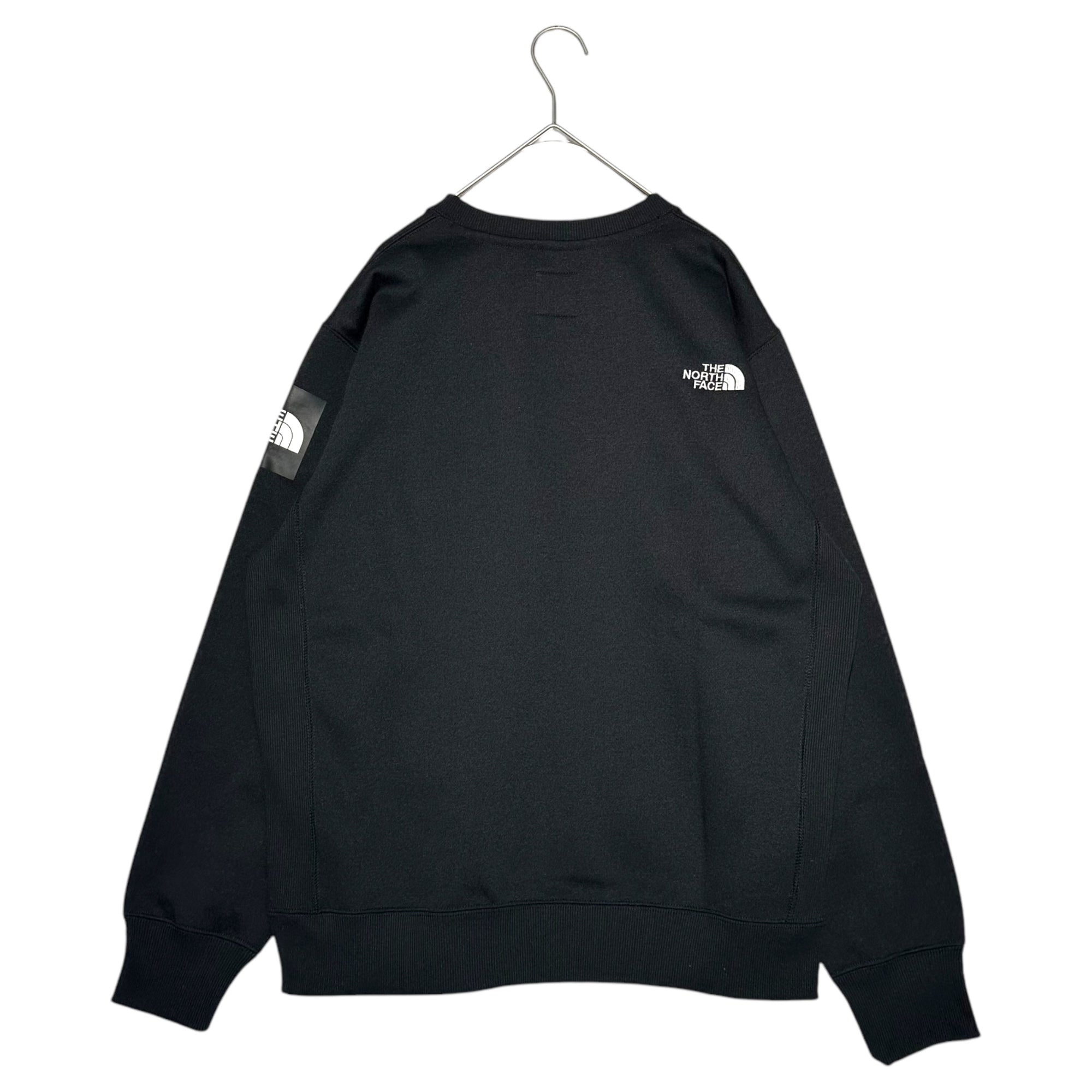 THE NORTH FACE(ノースフェイス) Square Logo Crew スクエア ロゴ クルー ネック スウェット NT61931 L ブラック