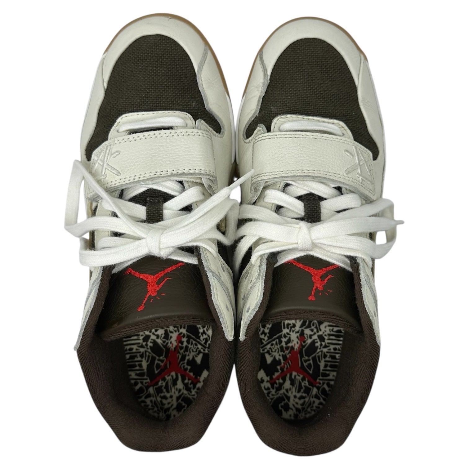 NIKE×Travis Scott(ナイキ×トラヴィススコット) Jordan Jumpman Jack TR "Sail and Dark Mocha" ジョーダン ジャンプマンジャック TR セイル アンド ダークモカ FZ8117-100 26.5cm ホワイト×ブラウン