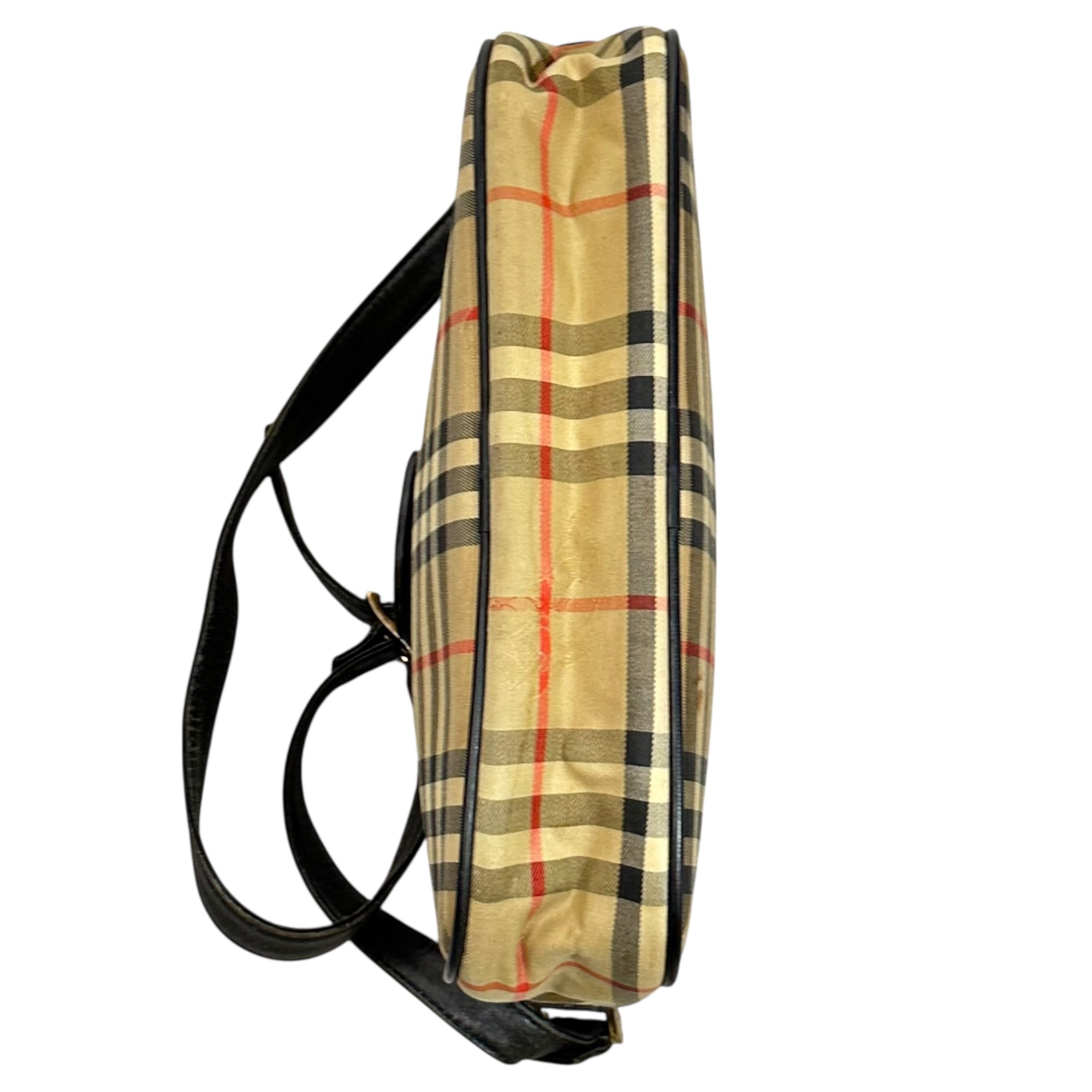 Burberry’s(バーバリーズ) 90's Nova Check One Shoulder Bag ノヴァチェック ワンショルダー バッグ ベージュ×ブラック 90年代 ヴィンテージ ハンド 肩掛け
