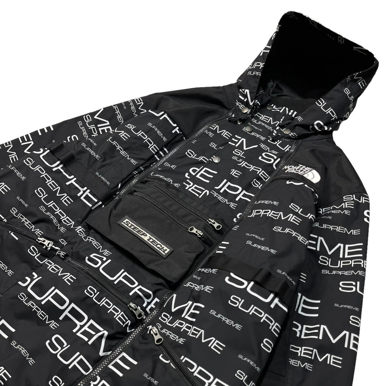 SUPREME×THE NORTH FACE(シュプリーム×ザノースフェイス) 21AW Steep Tech Apogee Jacket ステープ テック ジャケット マウンテンパーカー NP52102I XL ブラック