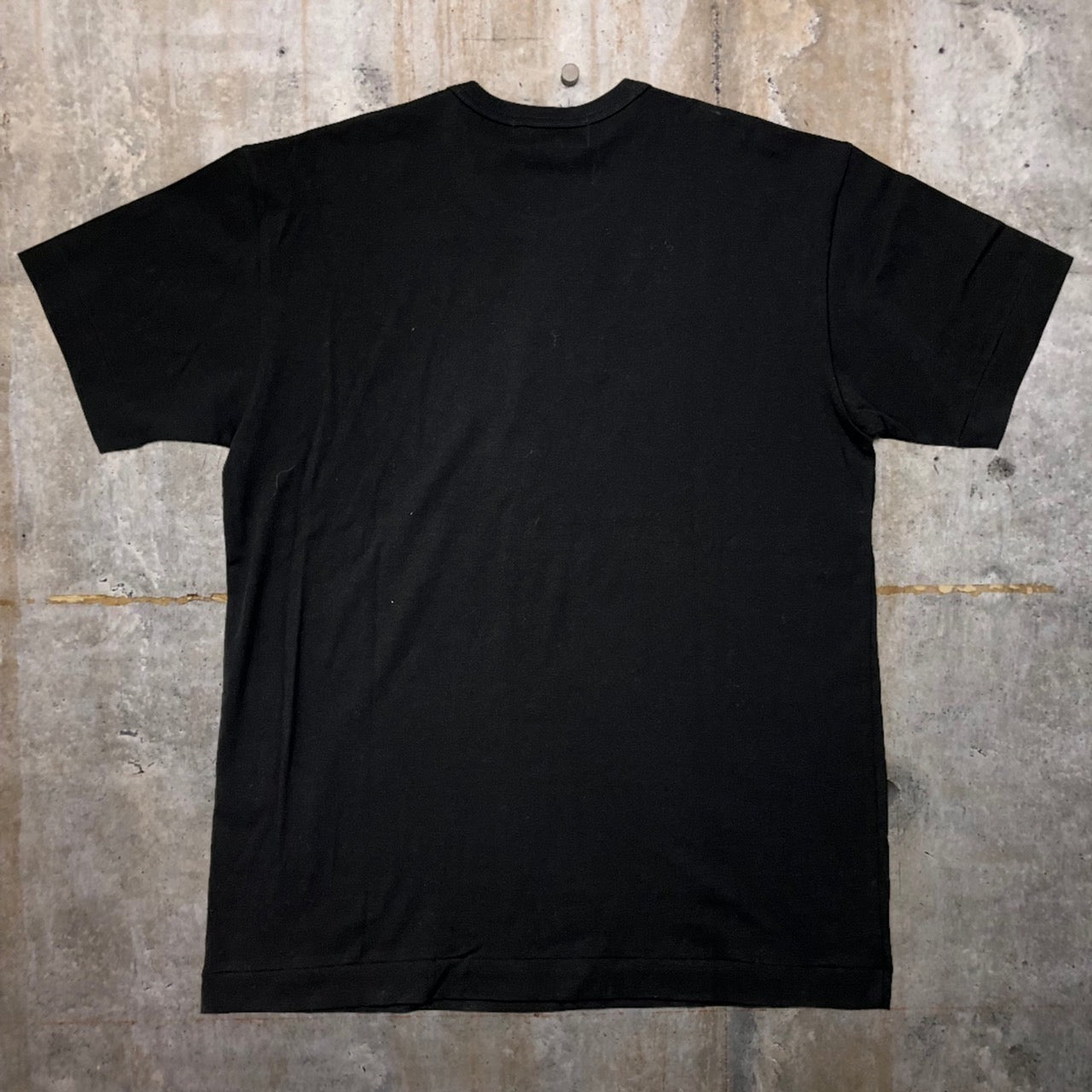 CDG COMME des GARCONS(シーディージーコムデギャルソン) LOGO TEE/ロゴTシャツ SZ-T019 SIZE L ブラック×ピンク タグ付