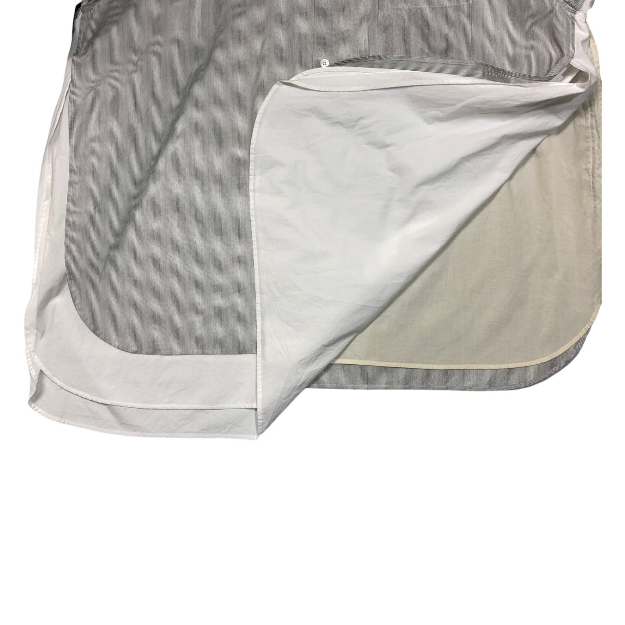 stein(シュタイン) OVERSIZED 4LAYERED SHIRT/オーバーサイズ4レイヤードシャツ ST.236 S ホワイト×ベージュ/ストライプ