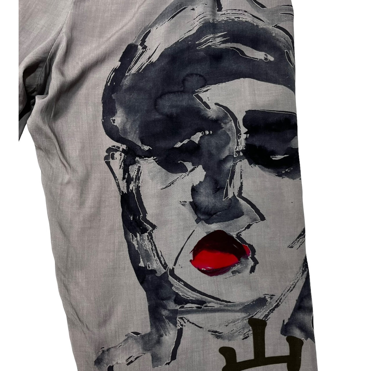 BLACK Scandal Yohji Yamamoto(ブラックスキャンダルヨウジヤマモト) 19AW 出遅れるのは簡単です/山本さん/wide rayon slacks/ワイドレーヨンスラックス NC-P18-209 SIZE 2(M) グレー