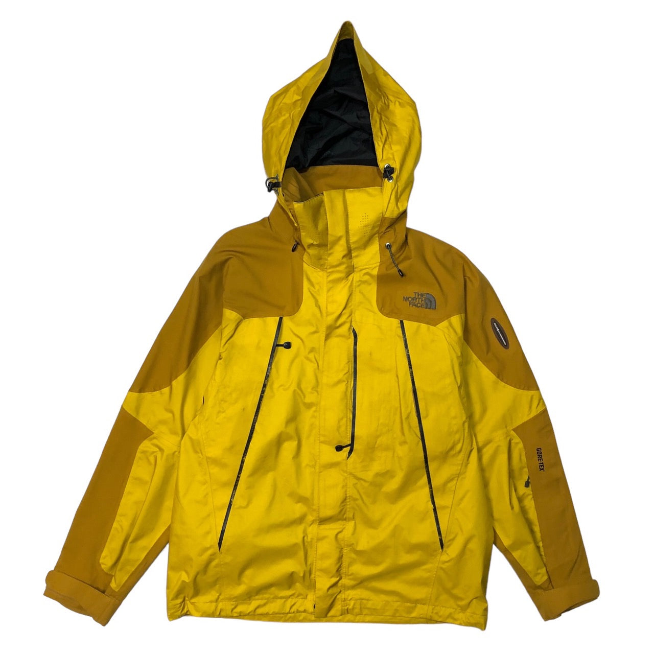THE NORTH FACE(ザノースフェイス) GORE-TEX EG jacket/イージージャケット/マウンテンパーカー NS15808 S イエロー×ブラック