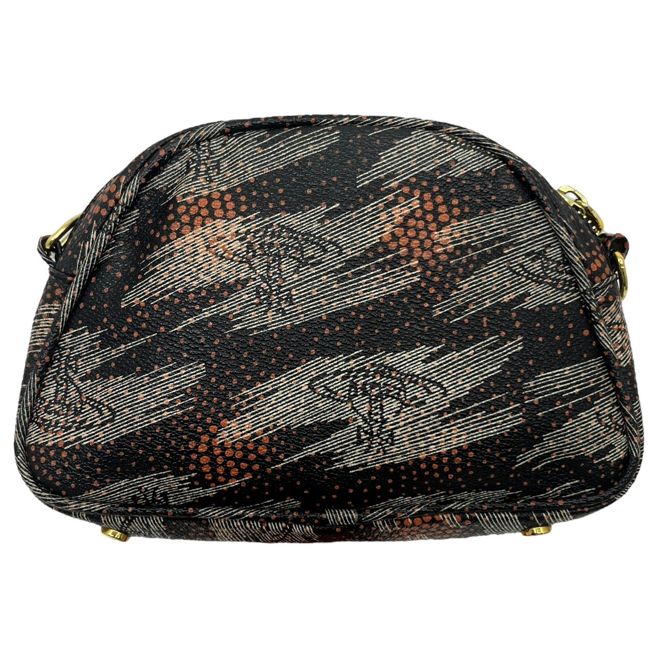 Vivienne Westwood(ヴィヴィアンウエストウッド) 00's orb logo mini shoulder bag 2wayオーブロゴ ミニ ショルダーバッグ 柄 1200V ブラック NEOR 替えストラップ付