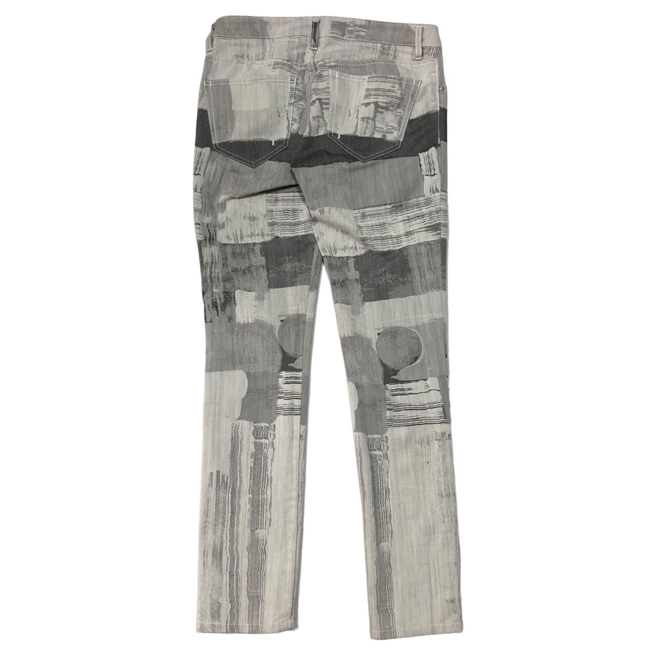 ISSEY MIYAKE(イッセイミヤケ) 水墨画デザインストレッチデニム パンツ IM31FF033 1(Sサイズ程度) グレー